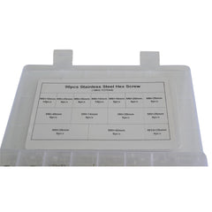 90pc Stainless Steel Cap Screw Bolt Assortment Grab Kit - Twin Eagle Imports