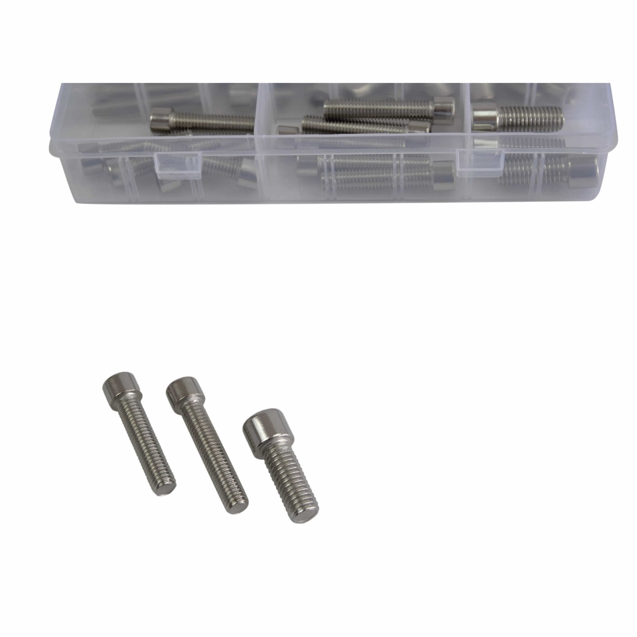 90pc Stainless Steel Cap Screw Bolt Assortment Grab Kit - Twin Eagle Imports