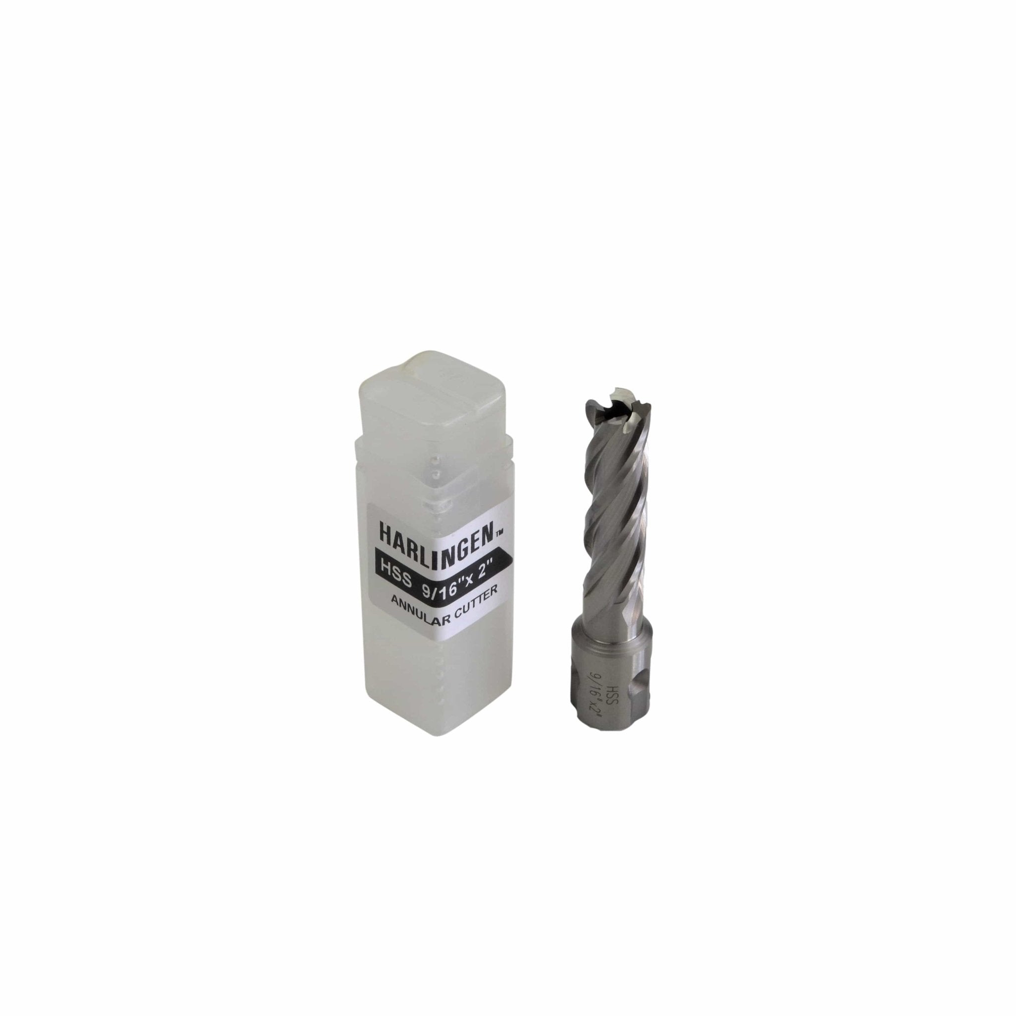 9/16" x 2" HSS Annular Cutter, 3/4" Universal Weldon Shank, Harlingen Rotabroach - Twin Eagle Imports