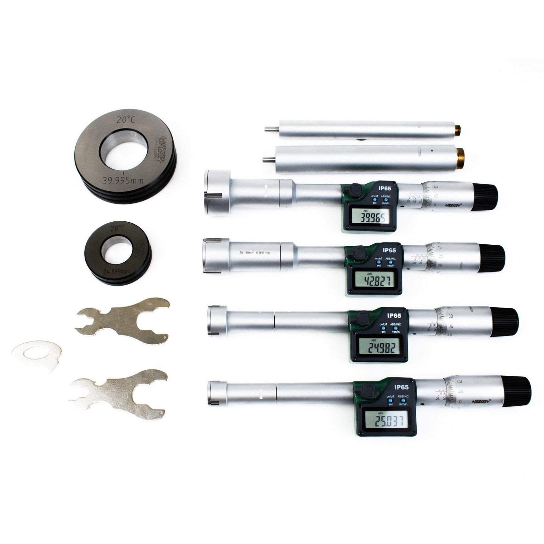 Insize Digital Two Points/ Three Points Internal Micrometer Set 20-50mm Range Series 3127-504