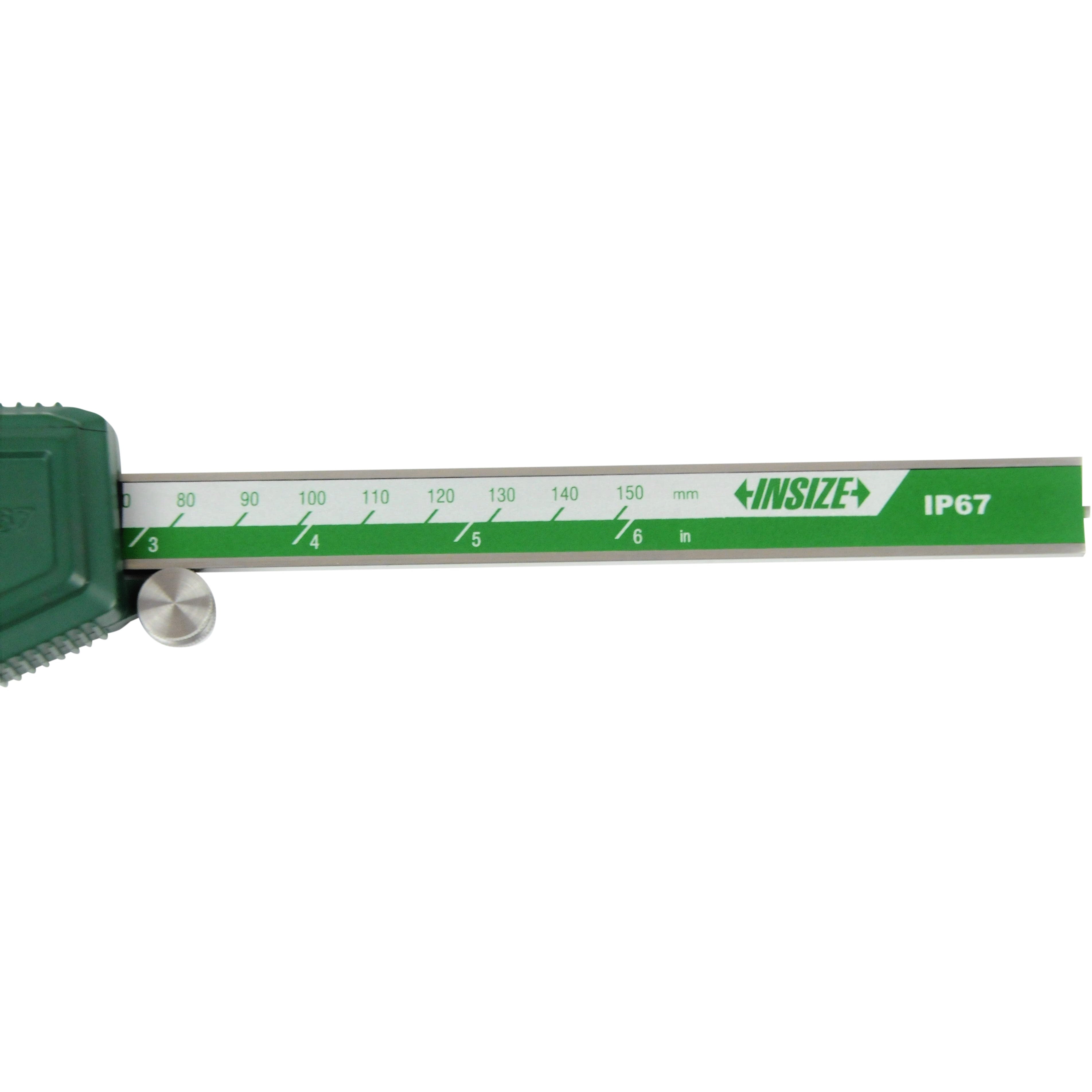 INSIZE IP57 Waterproof Digital Caliper  0-150mm / 0-6" Range Series 1118-150B