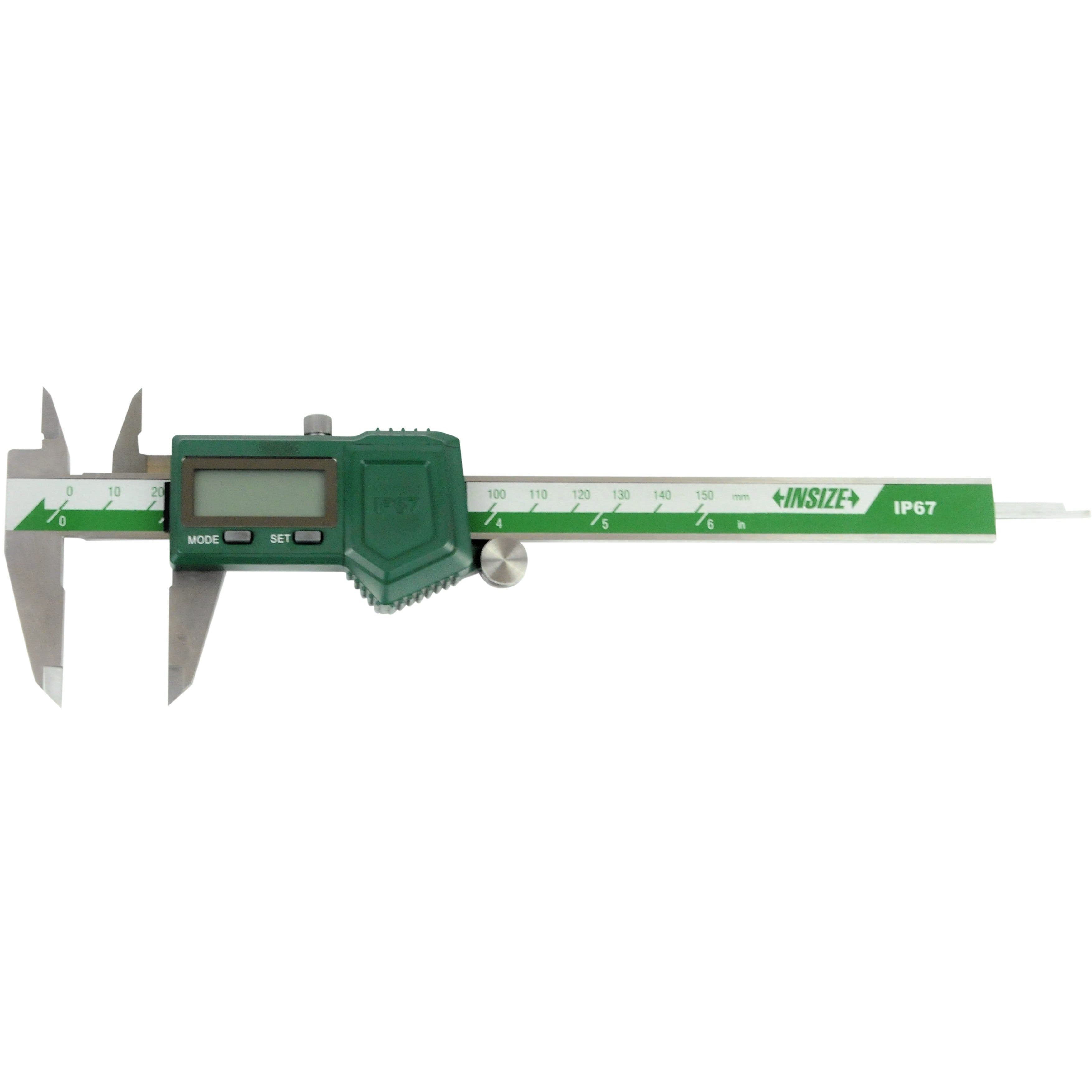 INSIZE IP57 Waterproof Digital Caliper  0-150mm / 0-6" Range Series 1118-150B