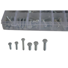 316 pc High Tensile Grade 8.8 Hex Head Bolt Nut Assortment Grab Kit M4 - M12