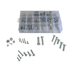 316 pc High Tensile Grade 8.8 Hex Head Bolt Nut Assortment Grab Kit M4 - M12