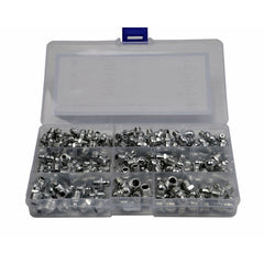 grease nipple kit assortment 145pc metric hydraulic grease gun fitting fastner hardware