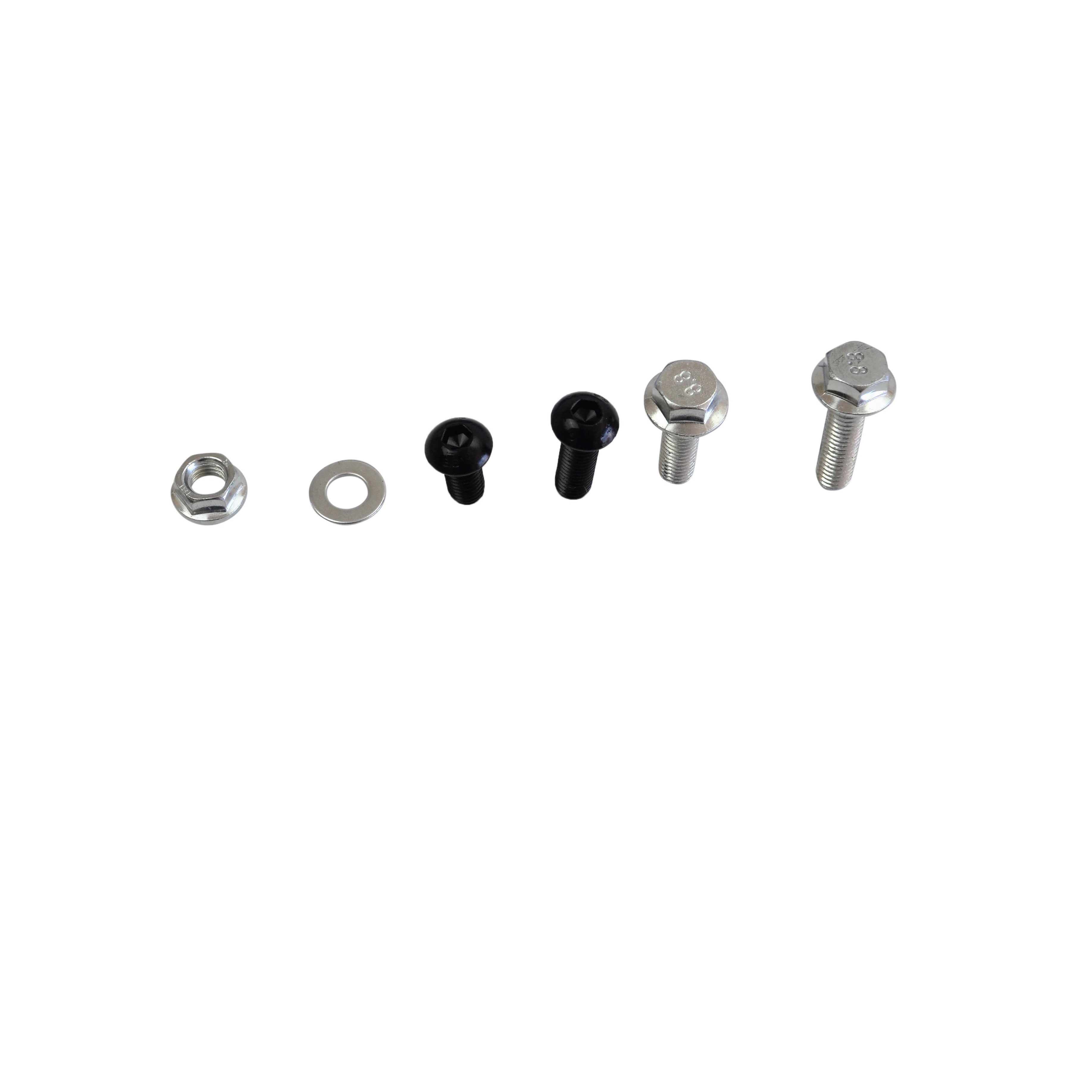 520 Pc Nut, Bolt, Washer Assortment Kit High Tensile Grade cap screw flange head grab kit M8 industrial fastners hardware 