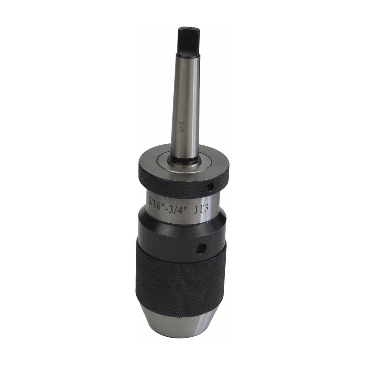 3/16" - 3/4" JT3 Taper Keyless B Type Drill Chuck MT2 Arbor