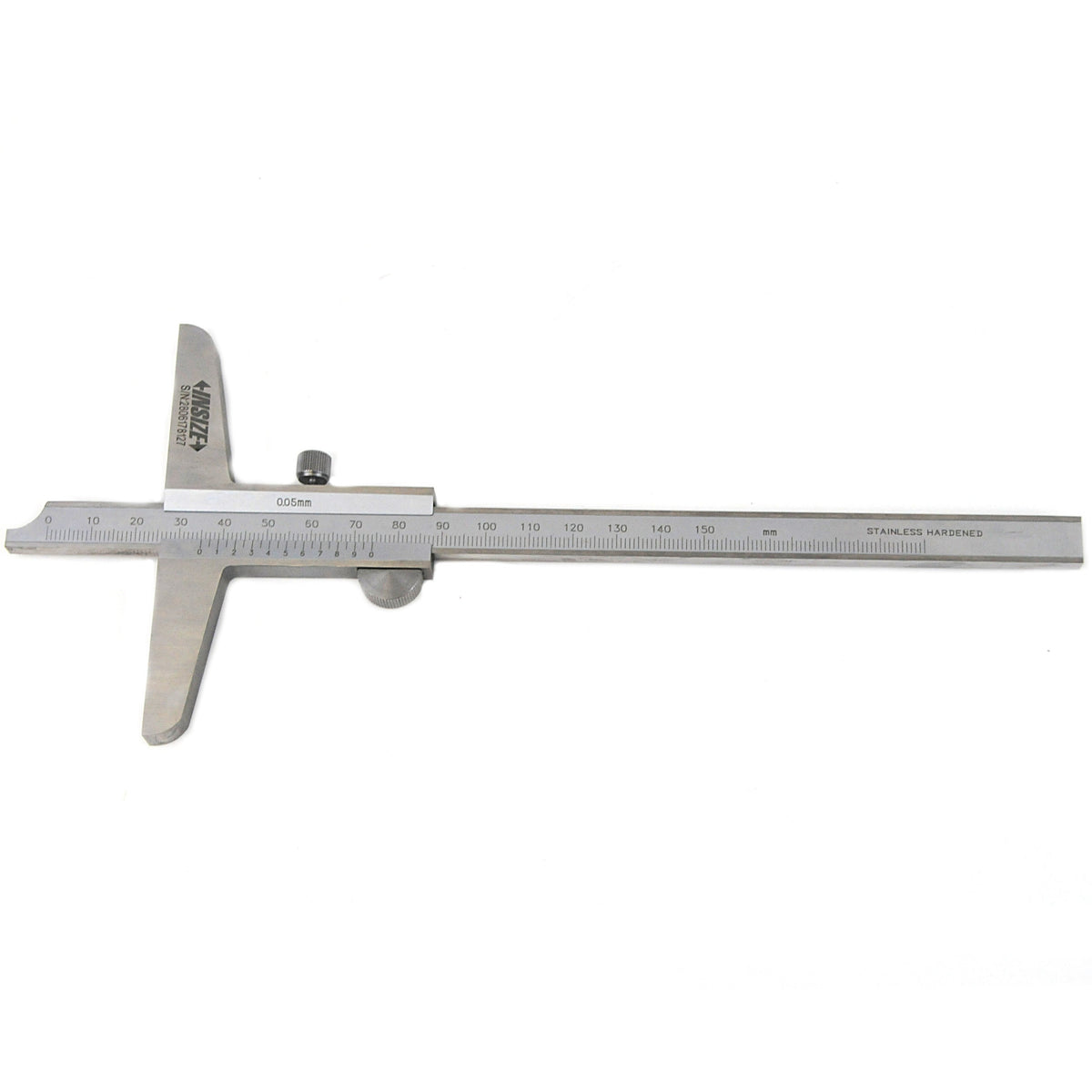 Insize Vernier Depth Gauge 0-200mm Range Series 1240-2001