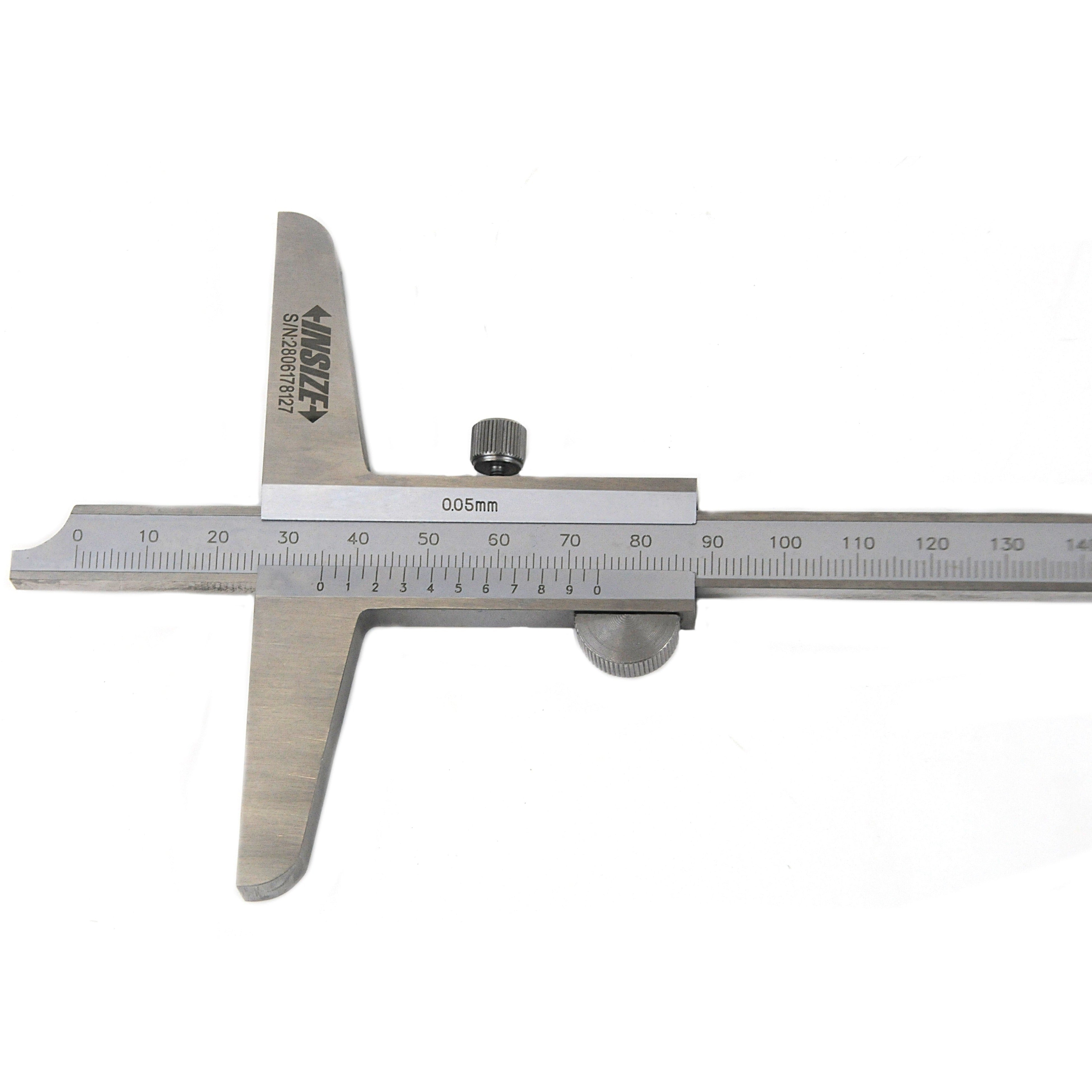 Insize Vernier Depth Gauge 0-150mm Range Series 1240-150