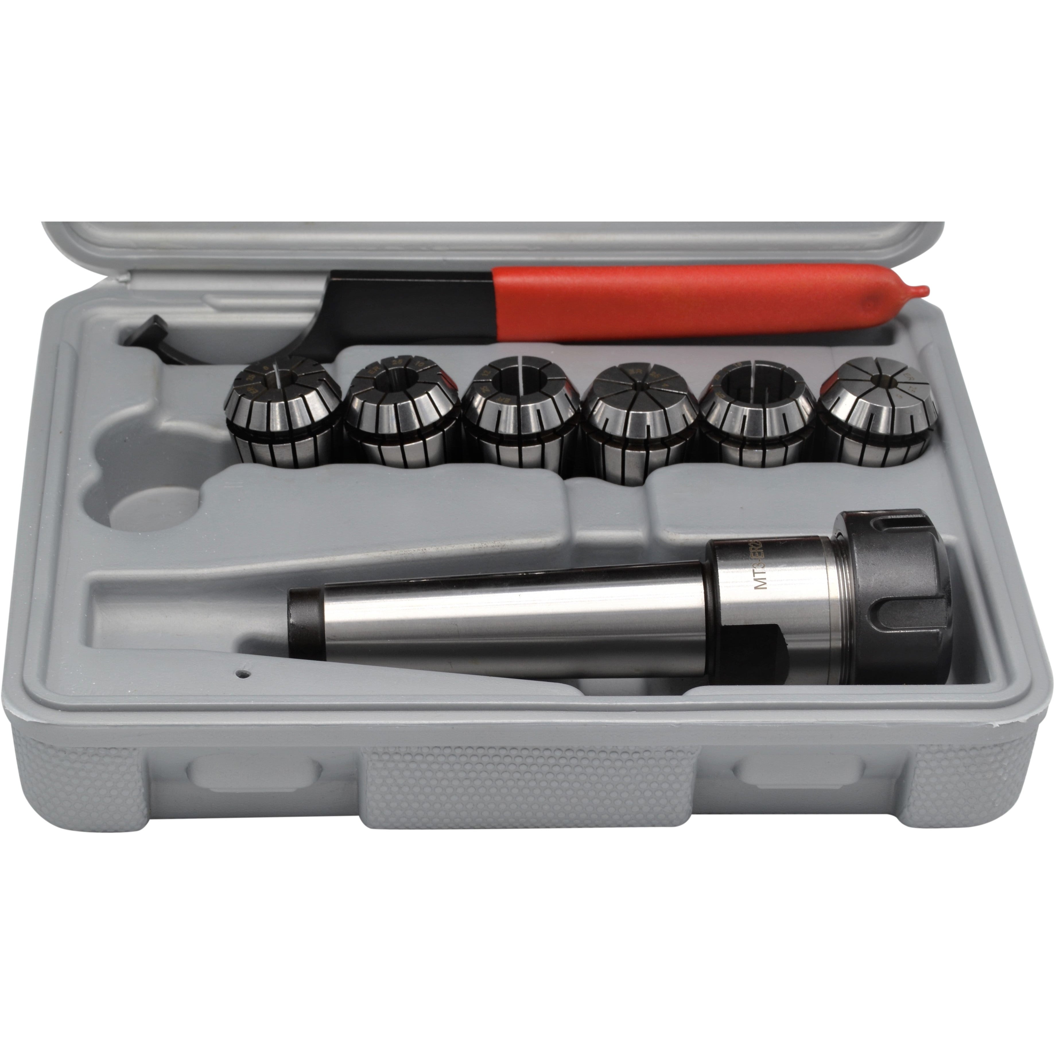  ER25 MT3 M12 Drawbar Precision 6 pc Spring Collet Set