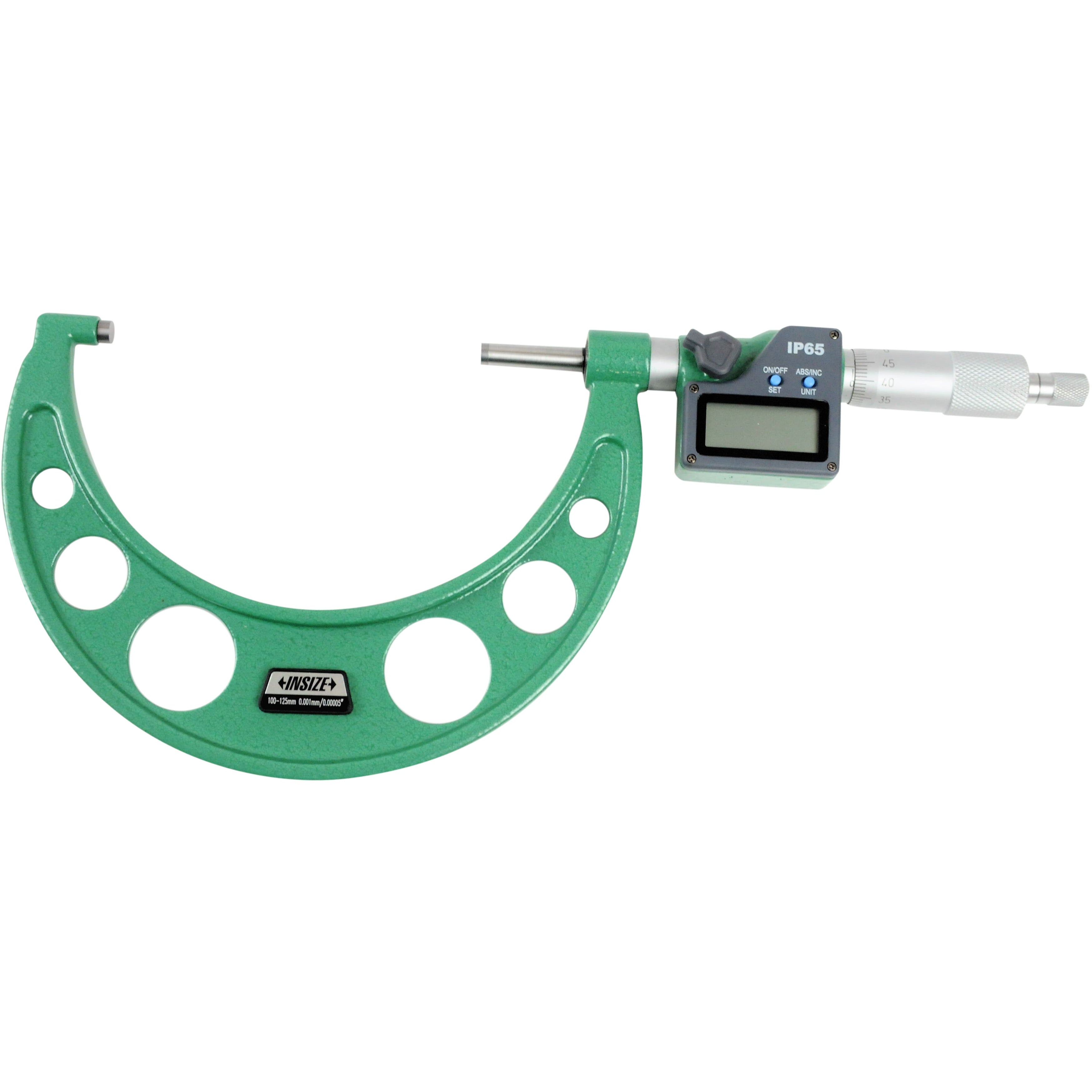 Insize IP65 Digital Outside Micrometer 100-125mm / 4-5" Range Series 3108-125A