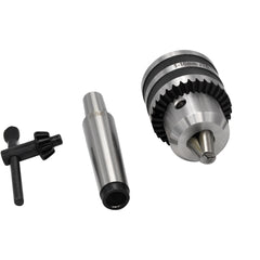 1 - 16mm Key Drill Chuck includes JT6 MT3 Drawbar Arbor