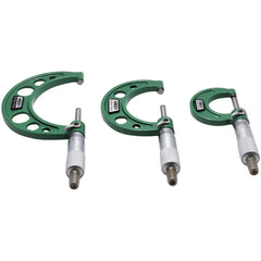 Insize Outside Micrometer Set-3 Piece Series  0-75mm Range Series 3203-753A