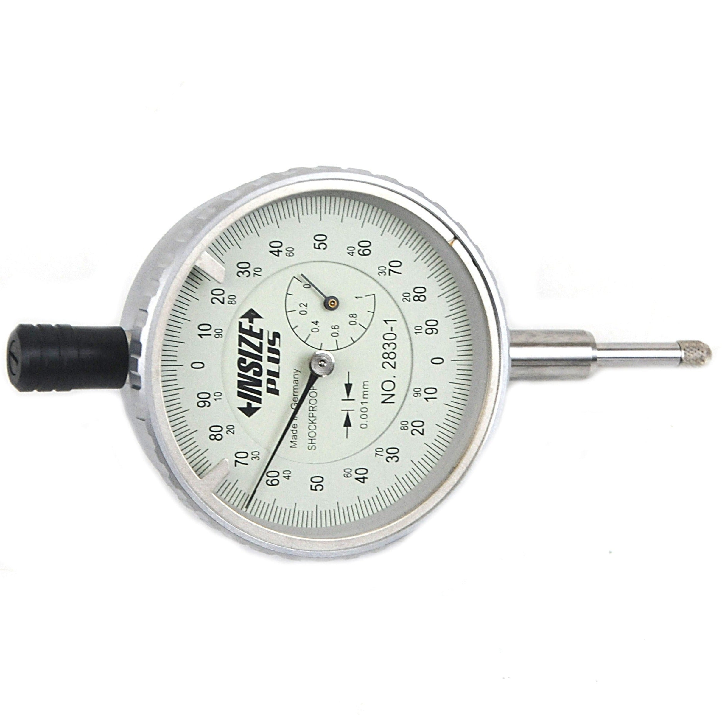 Insize Precision Dial Indicator 0-1mm x 0.001mm Range Series 2830-1