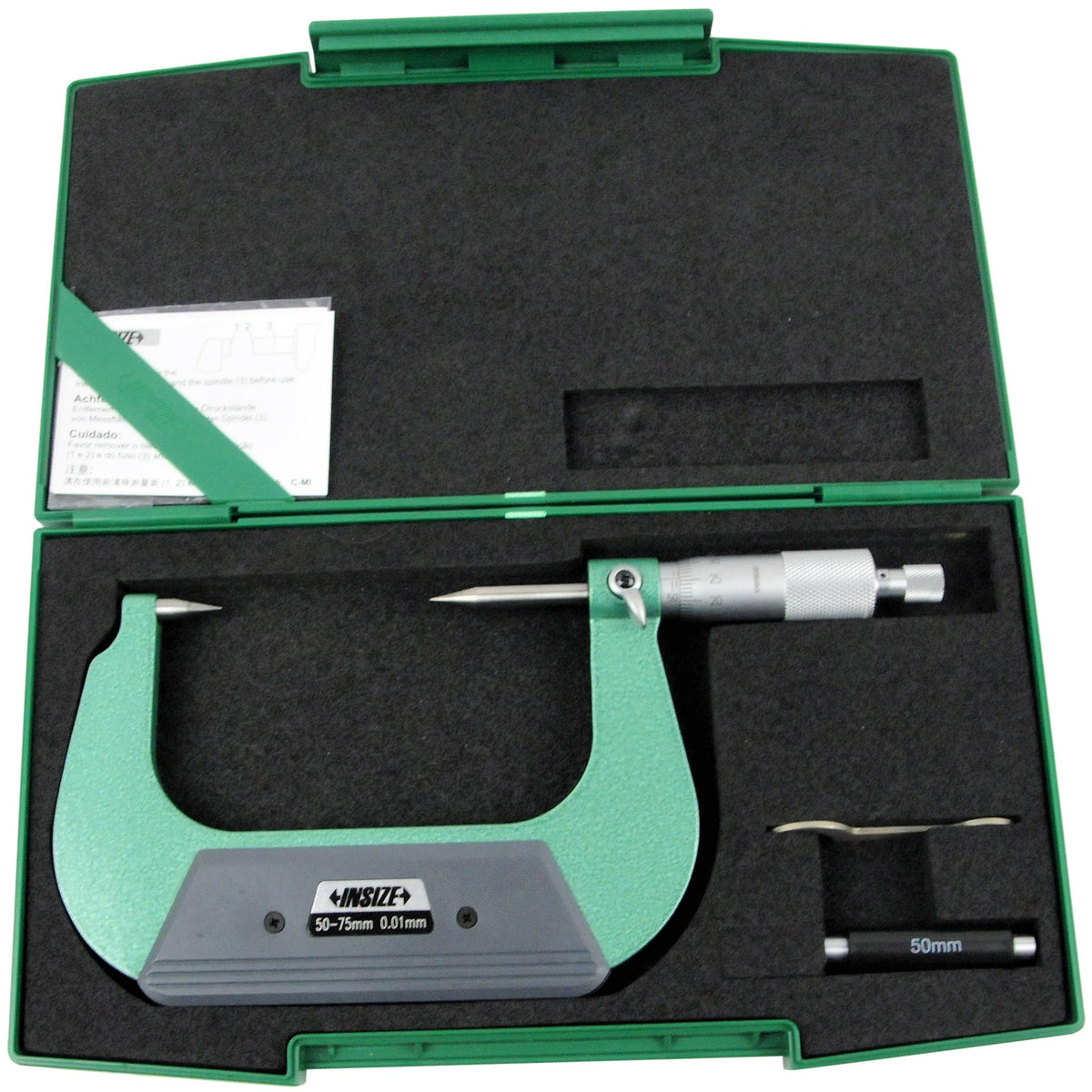 Insize Point Micrometer 50-75mm Range Series 3230-75A