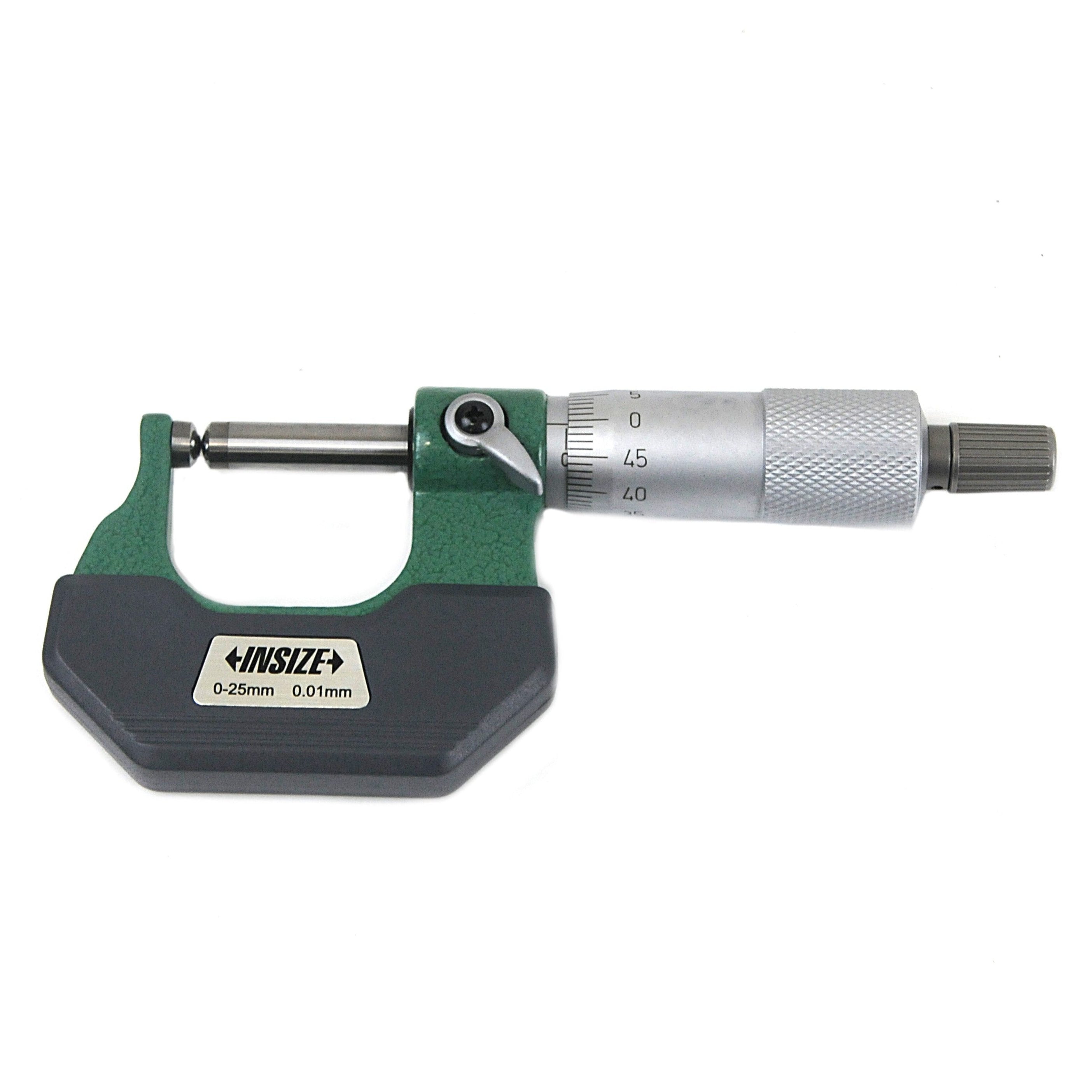 Insize Spherical Anvil Tube Micrometer 0-25mm Range Series 3260-25SA