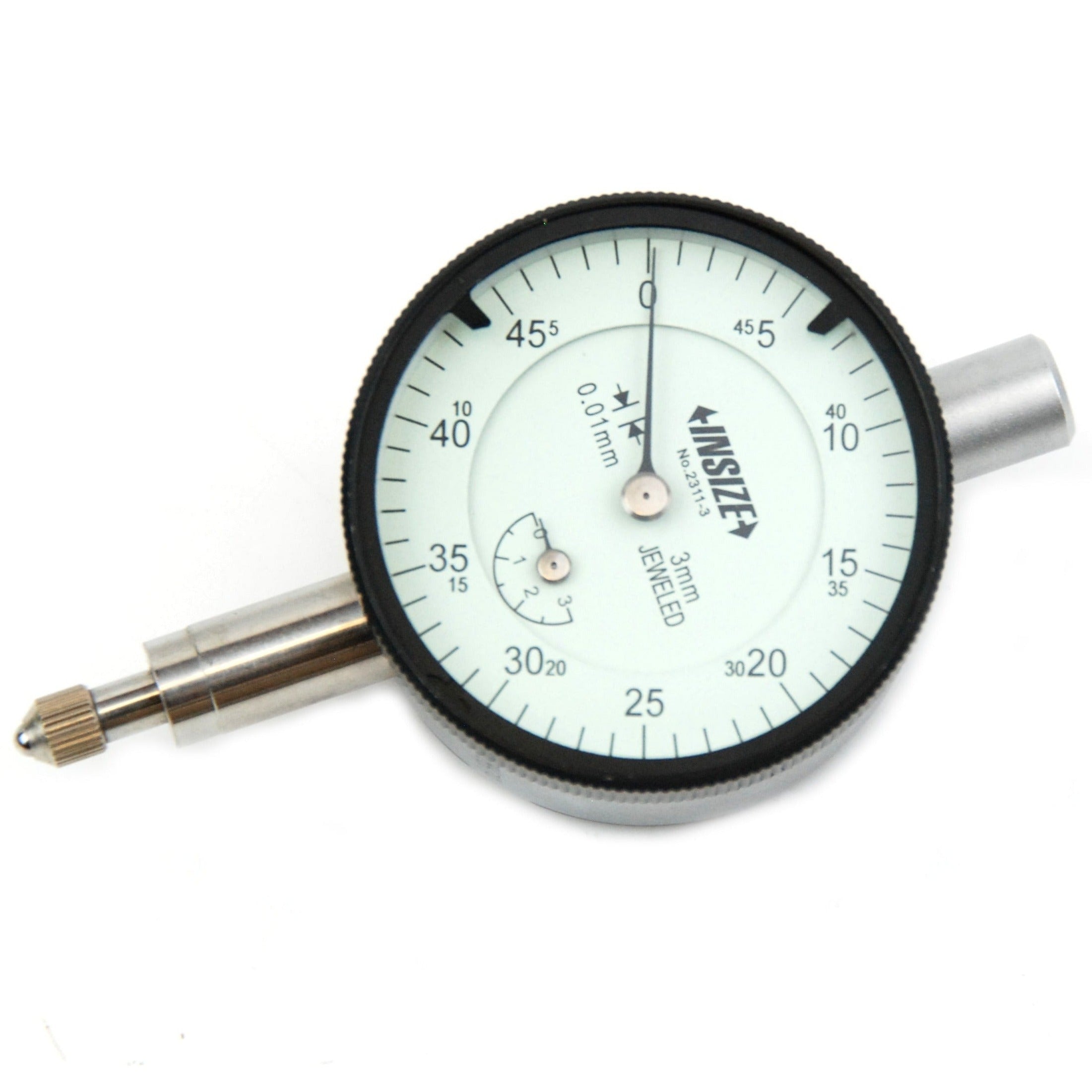 Insize Metric Compact Dial Indicator 3mm Range Series 2311-3F