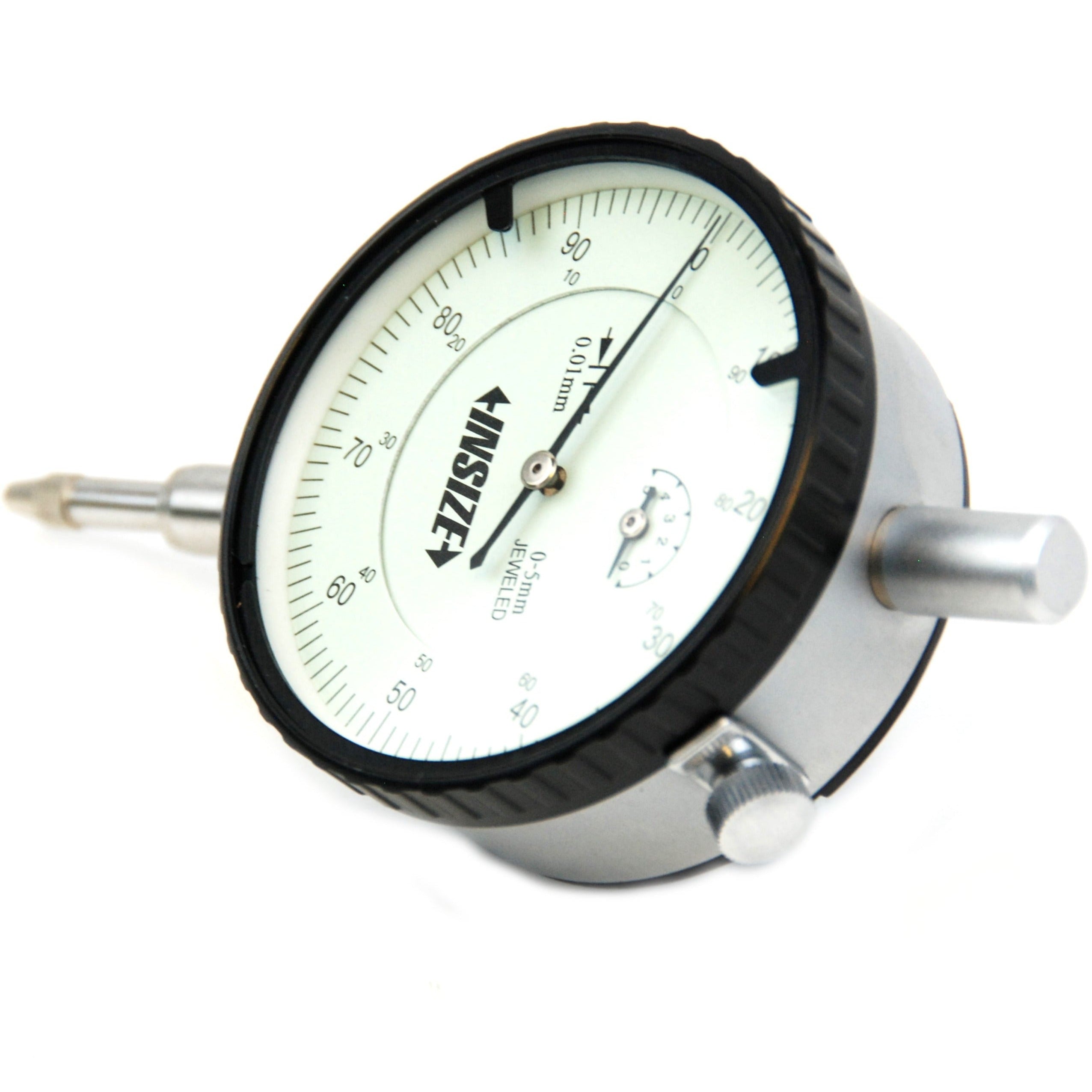 Insize Metric Lug Back Dial Indicator 5mm Range Series 2308-5A