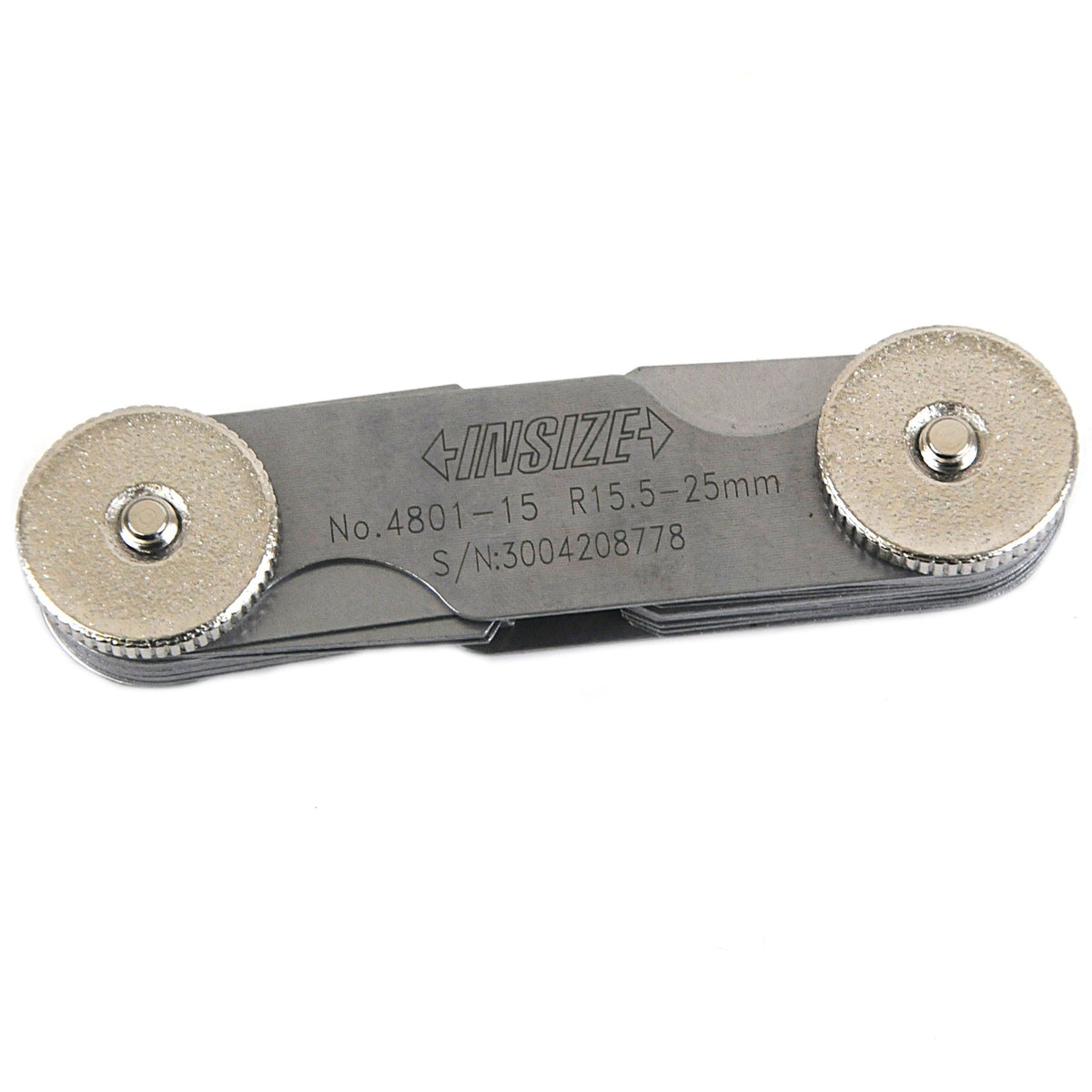 Insize Radius Gauge Set 15.5-25mm Range Series 4801-15