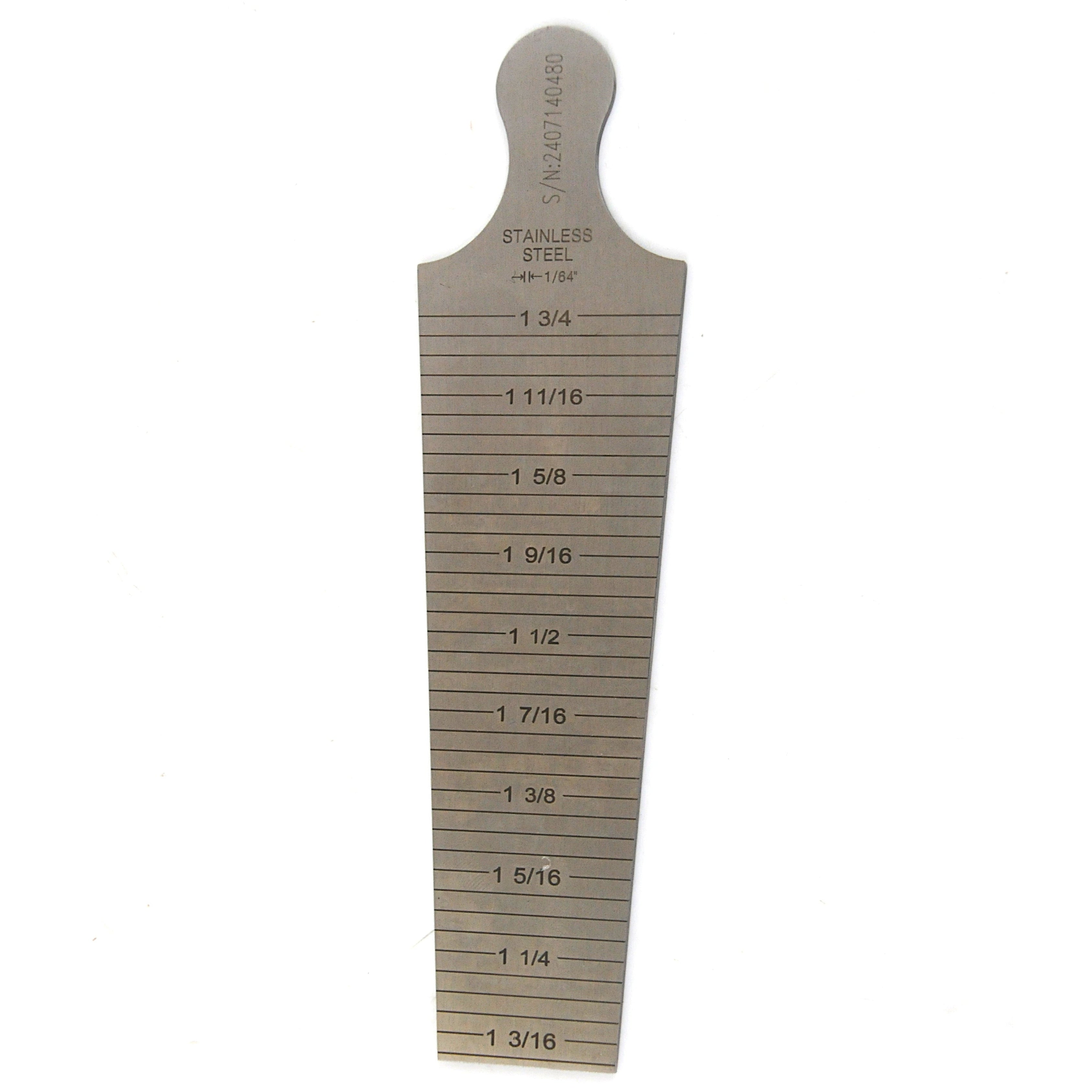 Insize Taper Gauge 0.8-15mm Range Series 4833-1