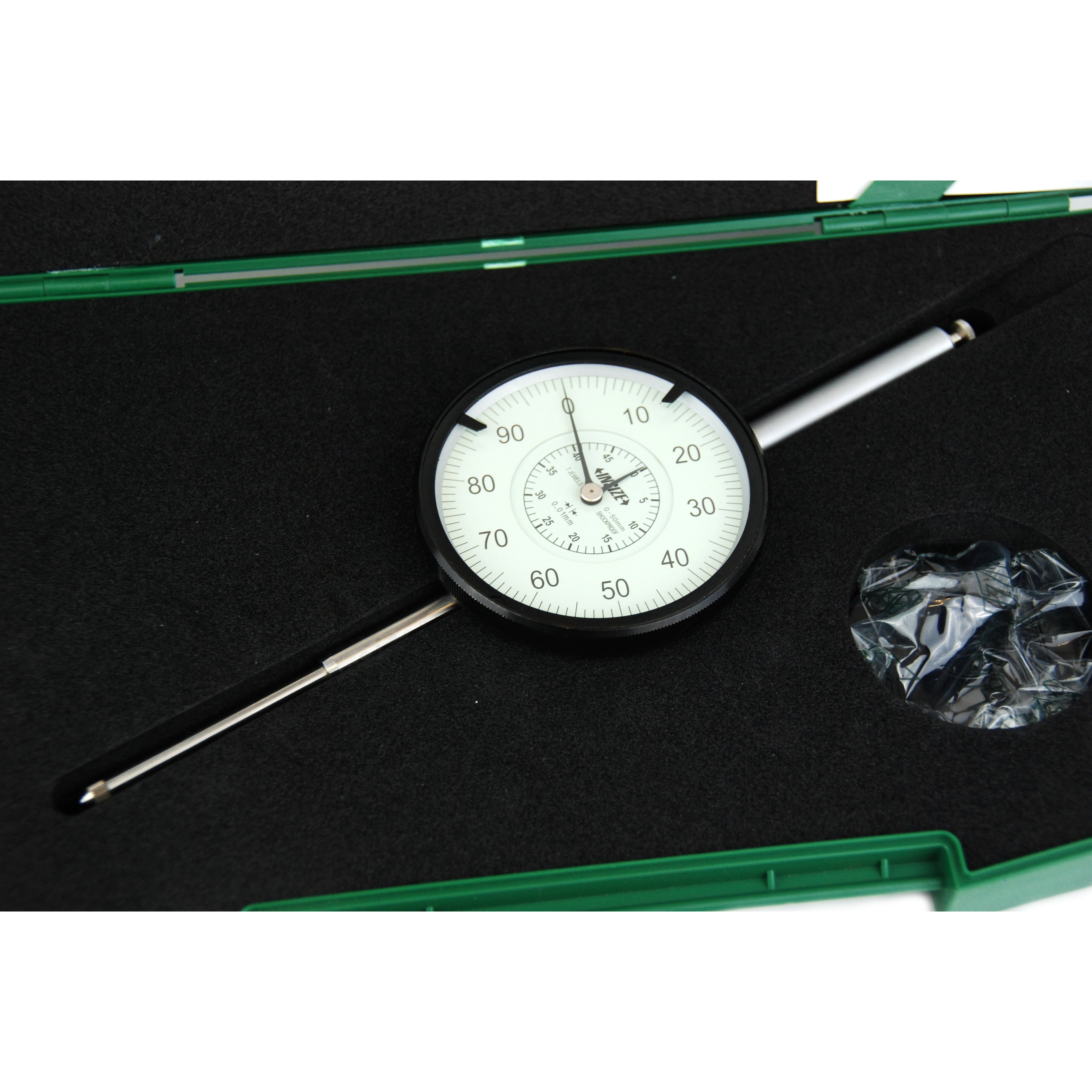 Insize Metric Long Stroke Dial Indicator 50mm Range Series 2309-50D