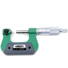 Insize Non-Rotating Micrometer with Anvil/spindle tips 0-1" Range Series 3280-1