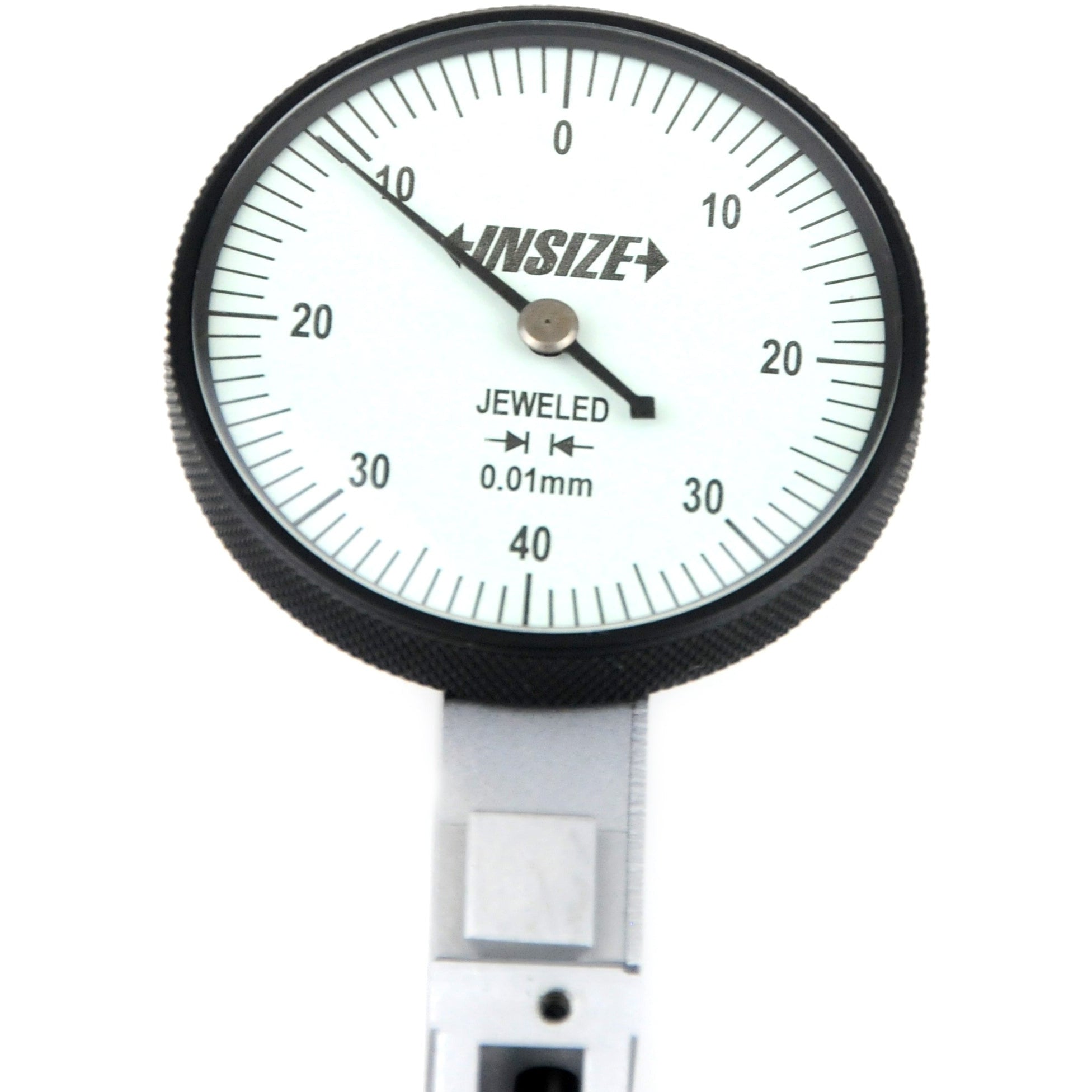 Insize Long Stylus Dial Test Indicator 0.8mm x 0.01mm Range Series 2383-08A