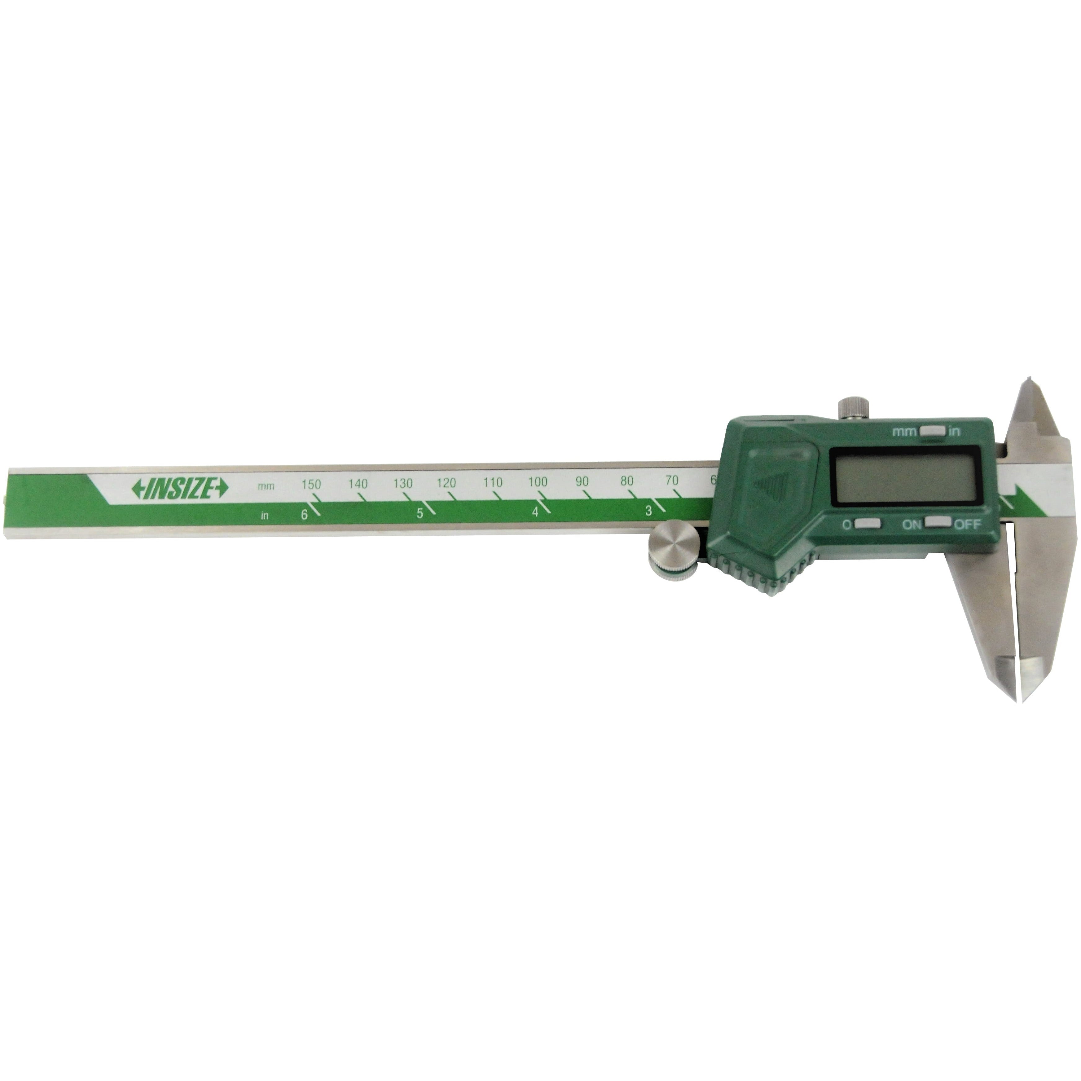 Insize Left Hand Digital Caliper 0-150mm/0-6" Range Series 1130-150