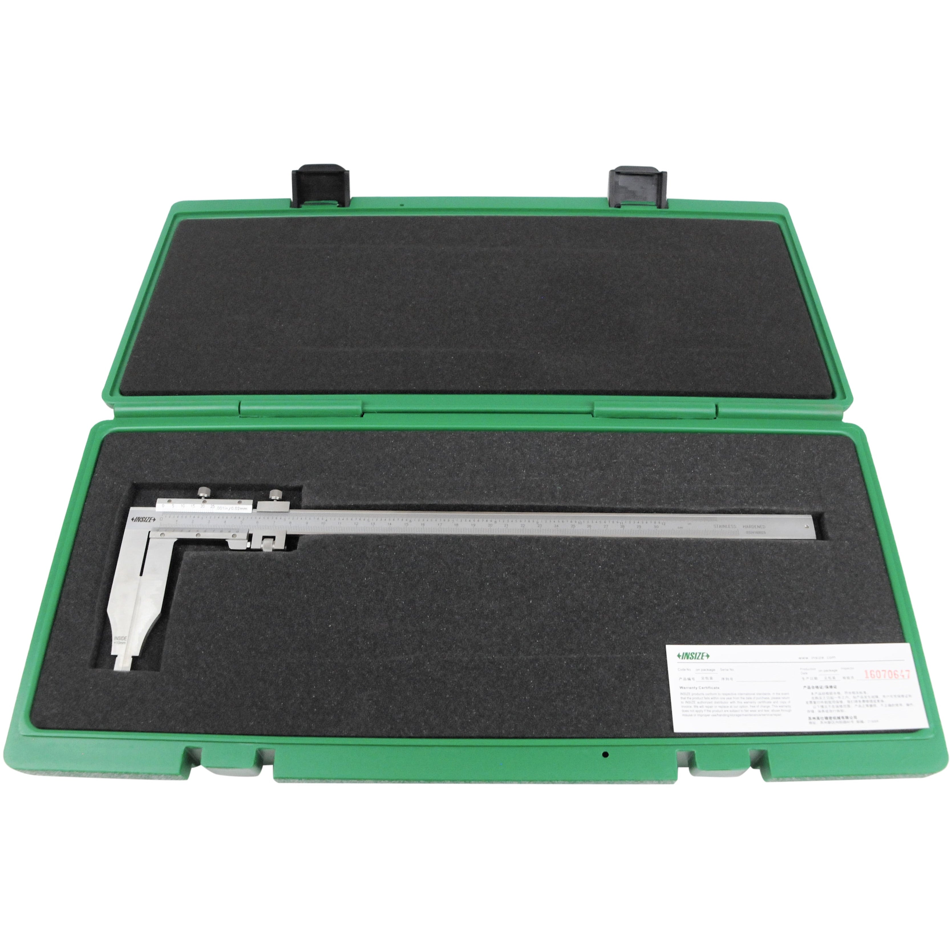 Insize Long Jaw Vernier Caliper 0-300mm/0-12" Range Series 1215-392