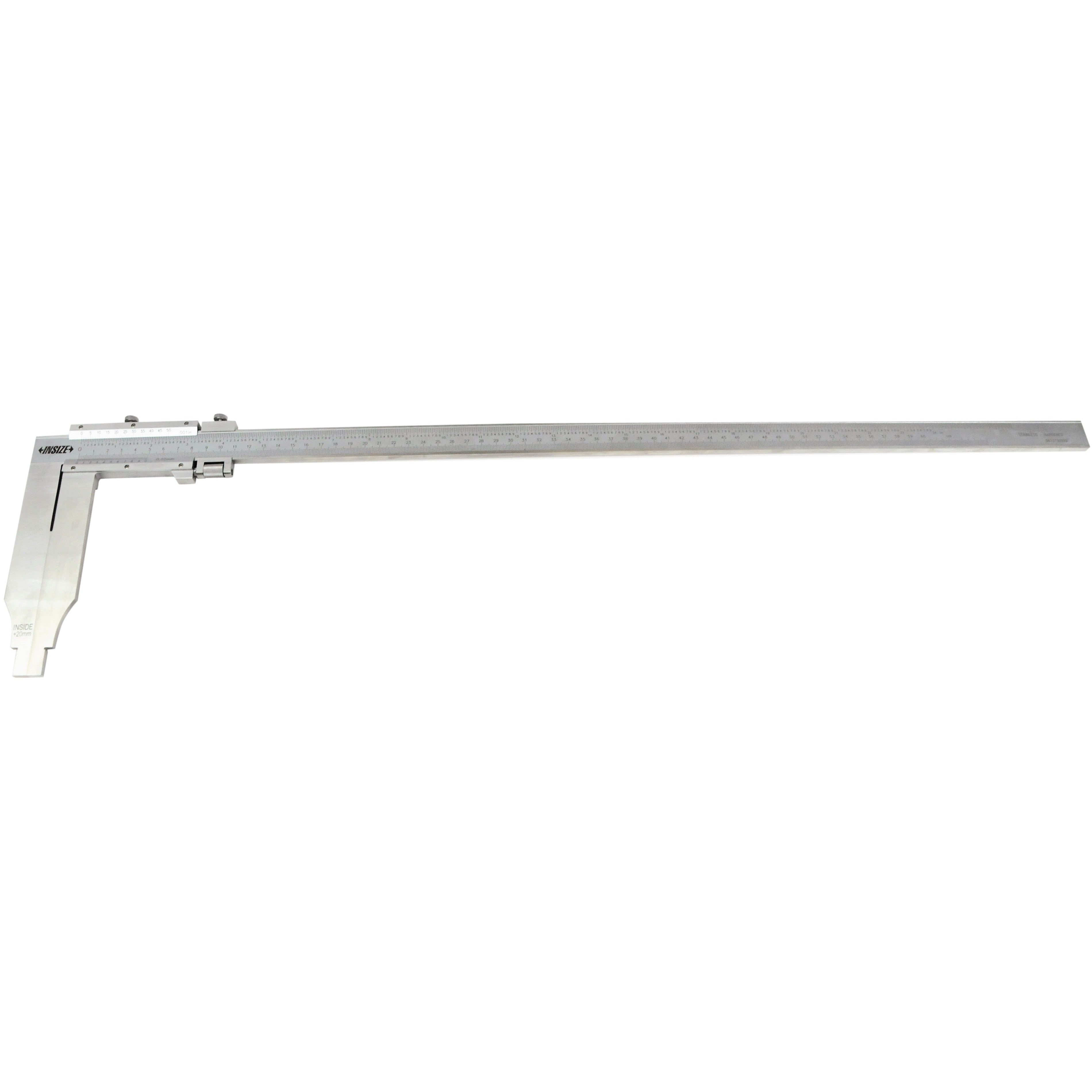 Insize Long Jaw Vernier Caliper 0-600mm/0-24" Range Series 1215-622