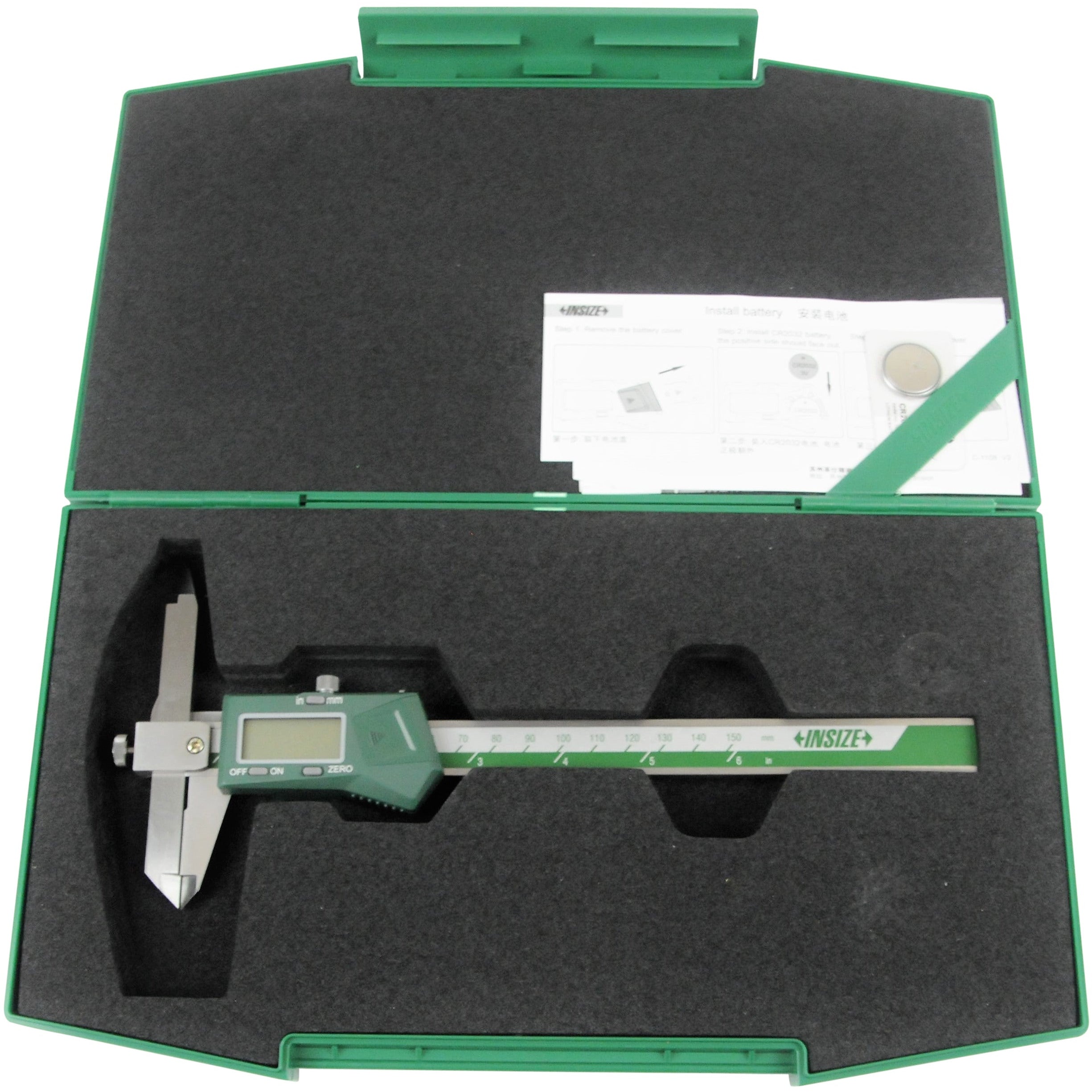 Insize Digital Offset Caliper 0-150mm/0-6" Range Series 1186-150A