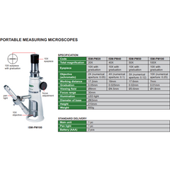 INSIZE ISM-PM100 Portable Measuring Microscope – Precision at Your Fingertips