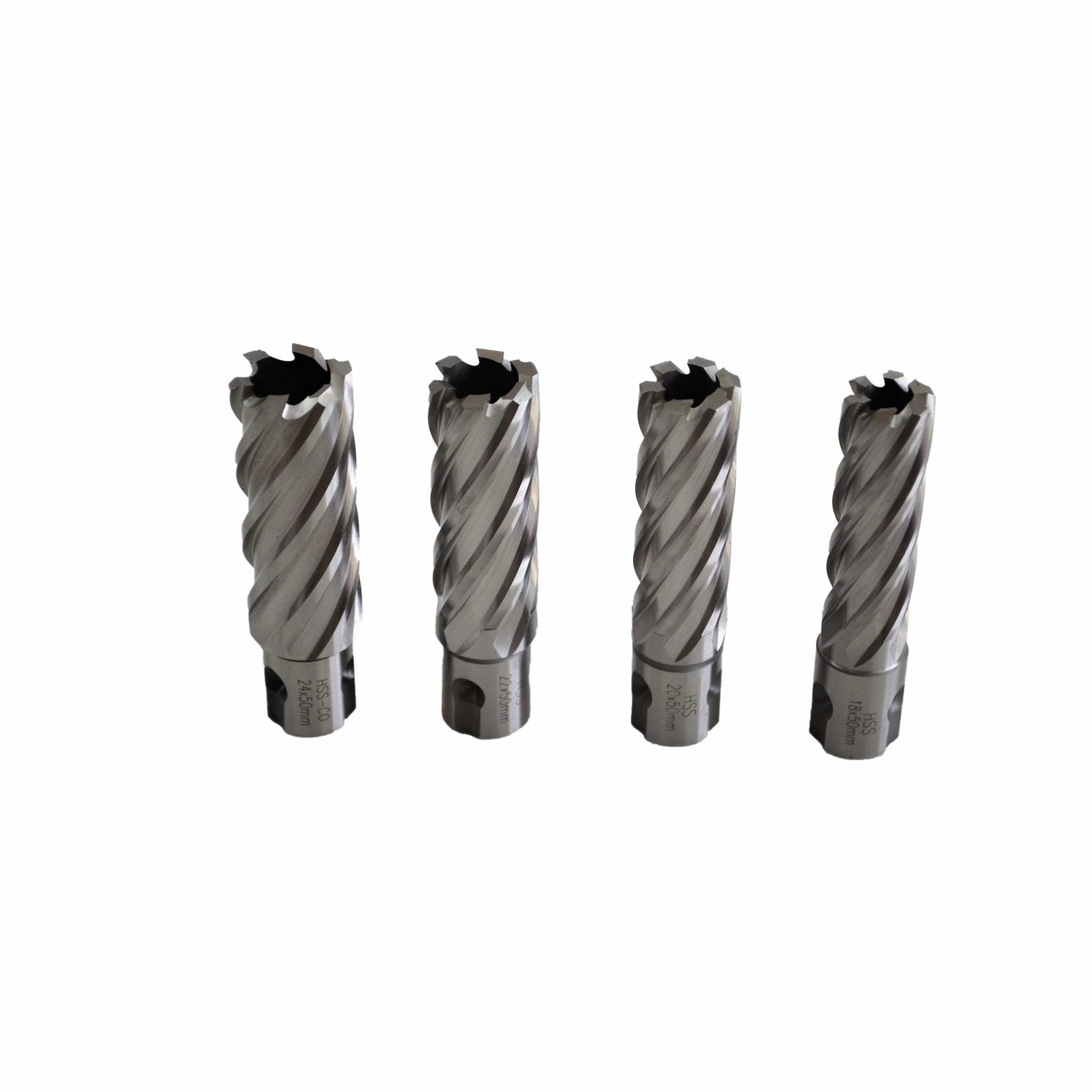 Annular Cutter Kit - Sizes 20,22,24,26X50mm - Twin Eagle Imports