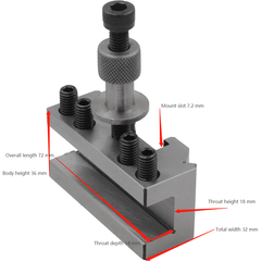 Assorts Tool Holder T51 Standard Holder for BoxFord Lathes - Aud, Bud and Cud Models