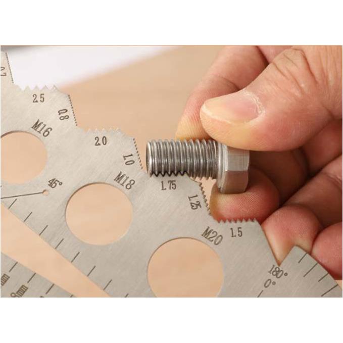 Dasqua Gauge Dasqua Multi Function Thread Pitch Gauge