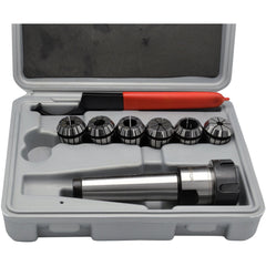 ER25 MT3 M12 Drawbar 6pc Precision Collet Set - Twin Eagle Imports
