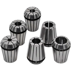 ER25 MT3 M12 Drawbar 6pc Precision Collet Set - Twin Eagle Imports