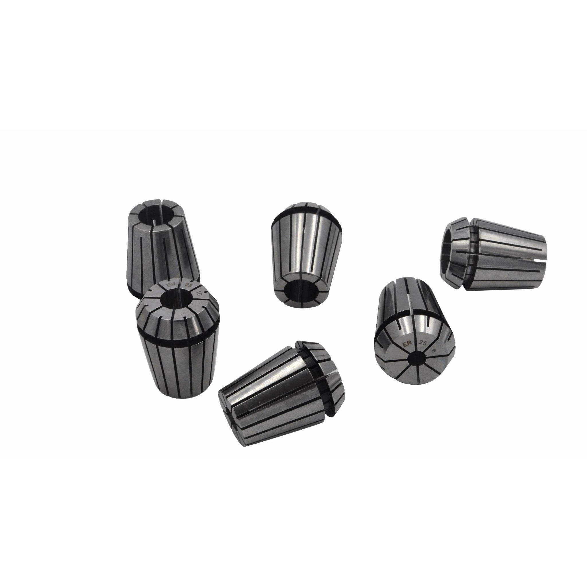ER25 MT4 M16 Drawbar 6pc Precision Collet Set - Twin Eagle Imports