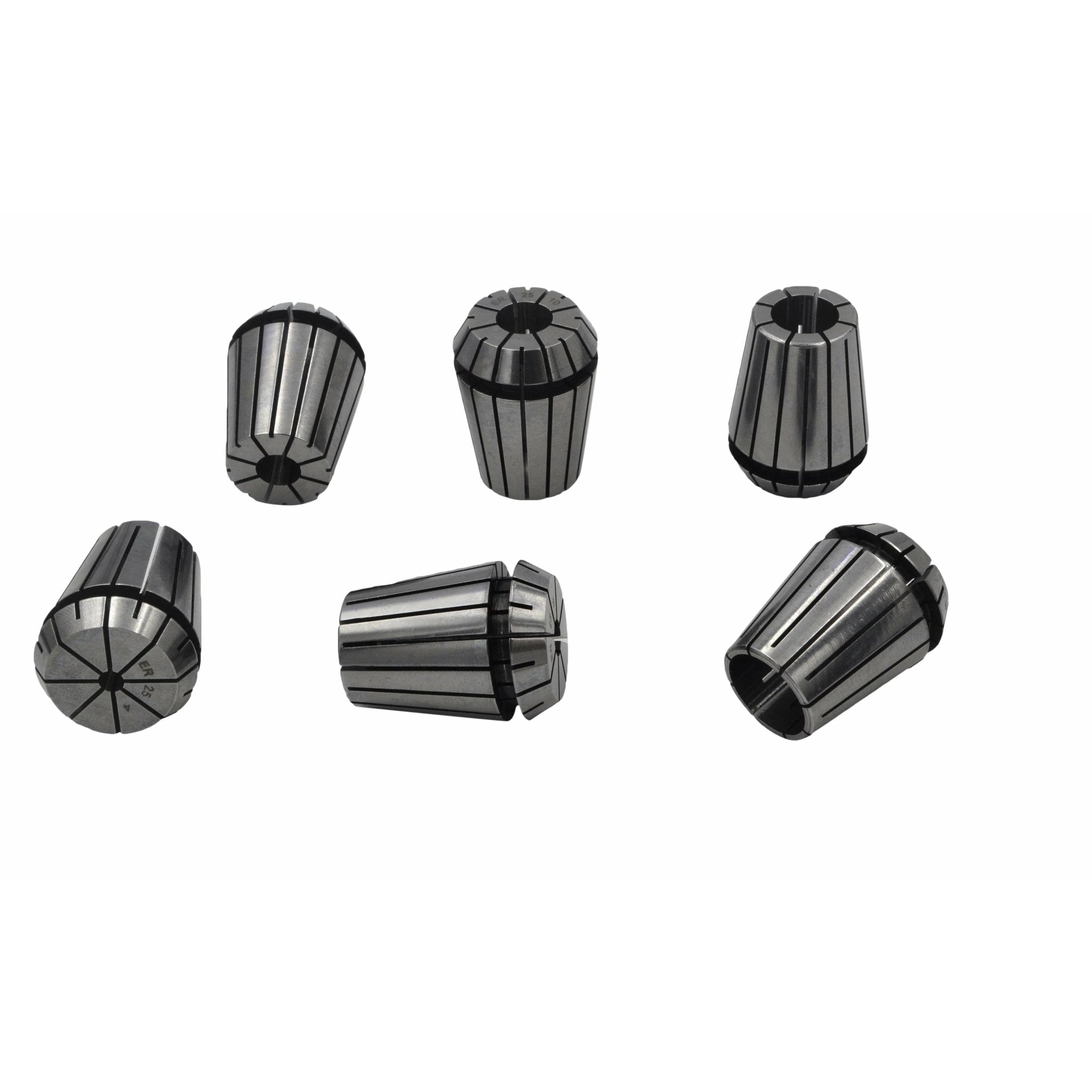 ER25 NT30 M12 Drawbar 6pc Precision Collet Set - Twin Eagle Imports