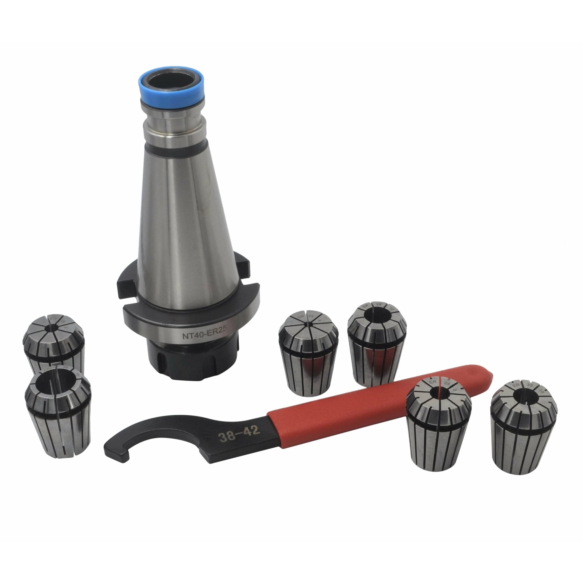 ER25 NT40 M16 Drawbar 6pc Precision Collet Set - Twin Eagle Imports
