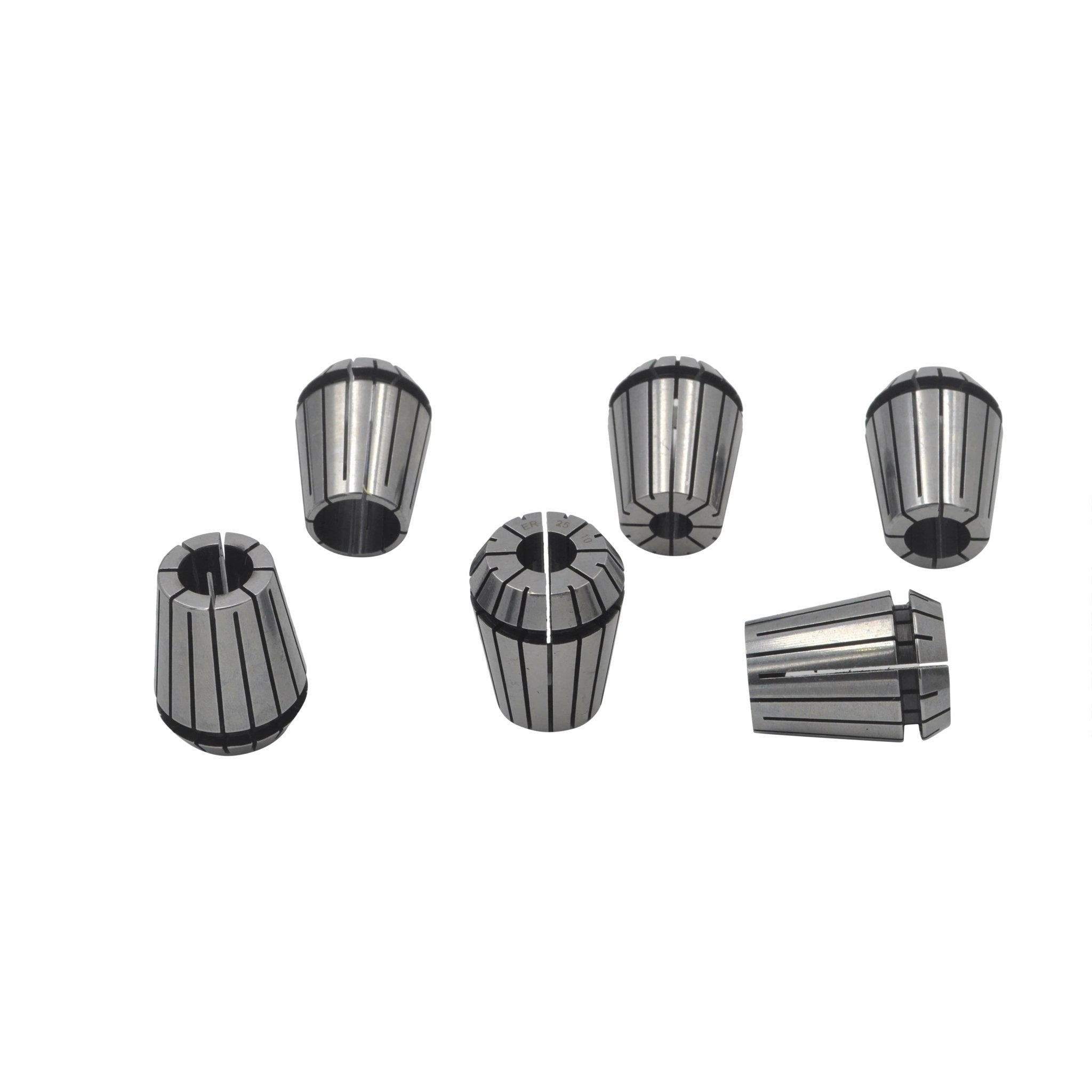 ER25 NT40 M16 Drawbar 6pc Precision Collet Set - Twin Eagle Imports