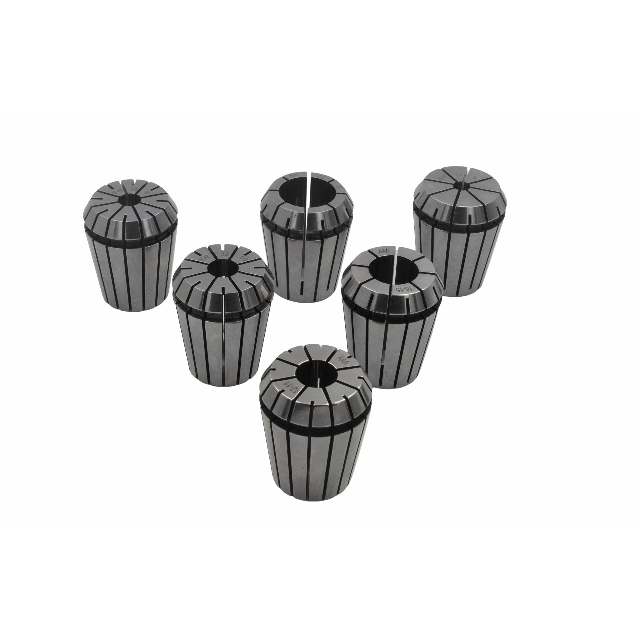 ER32 MT4 M16 Drawbar 6pc Precision Collet Set - Twin Eagle Imports