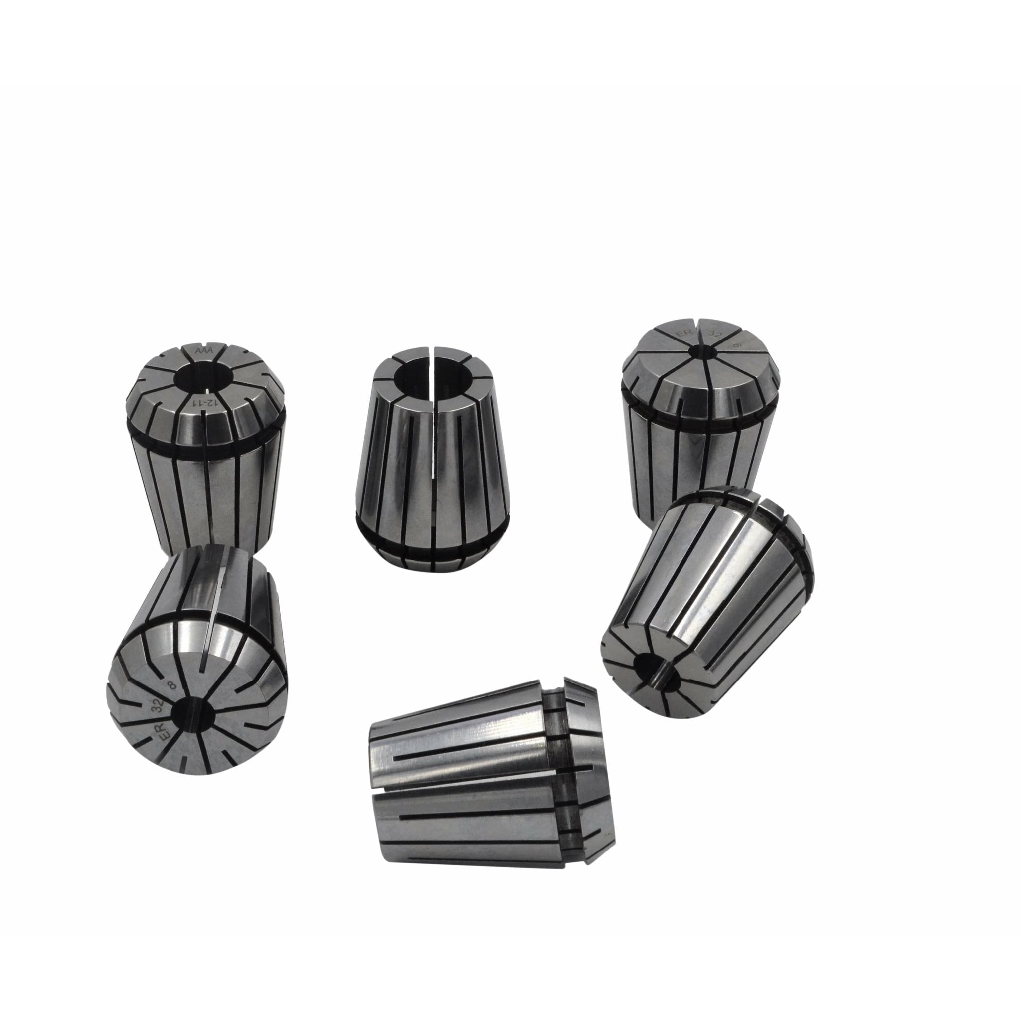 ER32 NT40 M16 Drawbar 6pc Precision Collet Set - Twin Eagle Imports