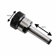 ER40 Collet Chuck – MT3 M12 Drawbar - Twin Eagle Imports