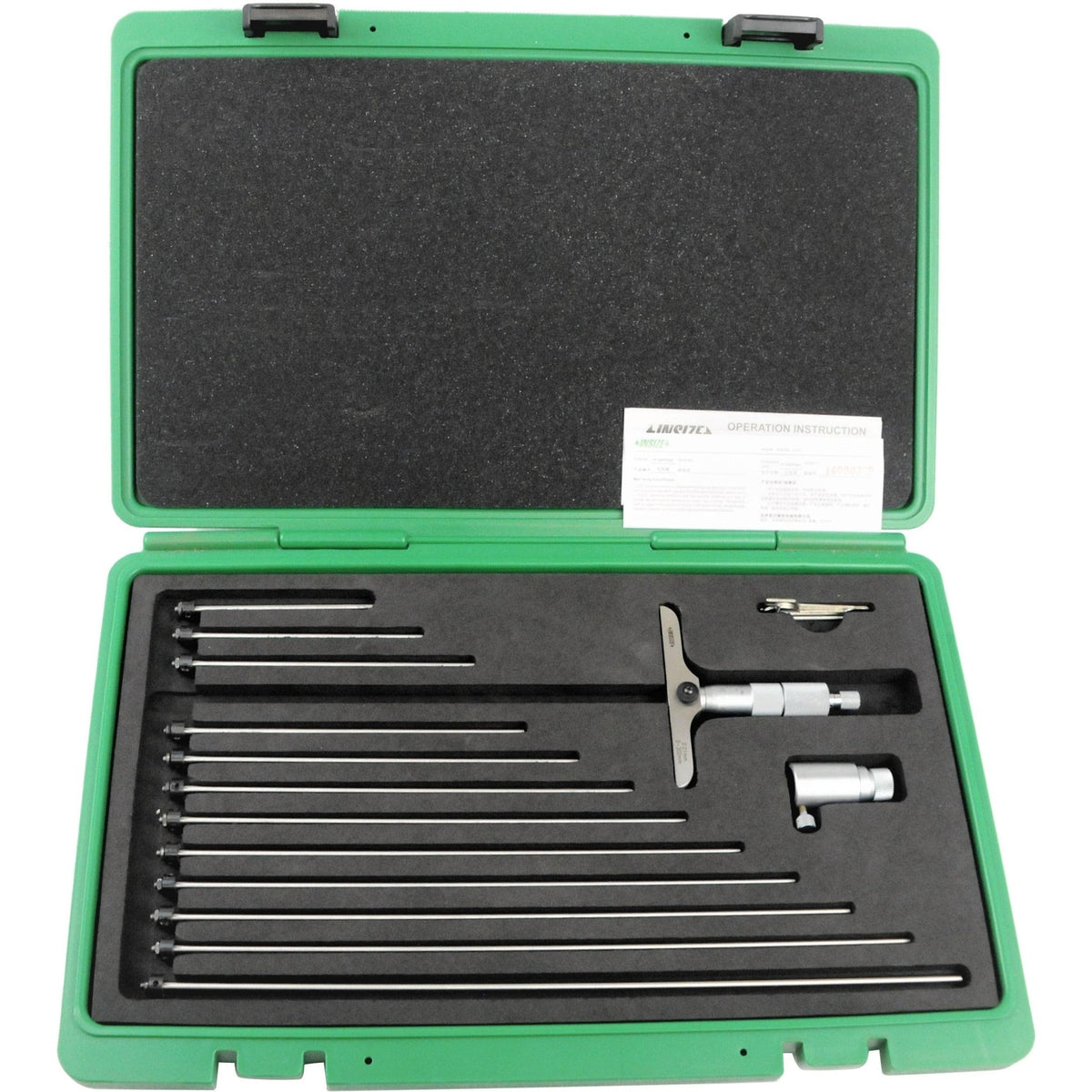 Insize 12pc Metric Depth Micrometer 0-300mm Range Series 3241-300 - Twin Eagle Imports