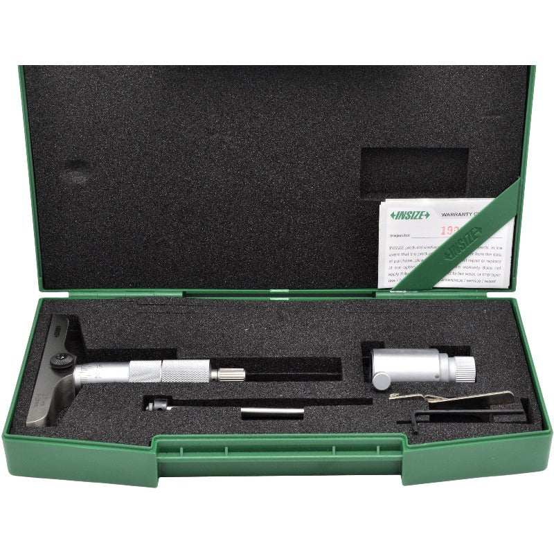 Insize 1pc Metric Depth Micrometer 0-25mm Range Series 3241-25 - Twin Eagle Imports