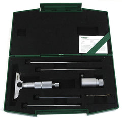 Insize 4pc Metric Depth Micrometer 0-100mm Range Series 3241-B100 - Twin Eagle Imports