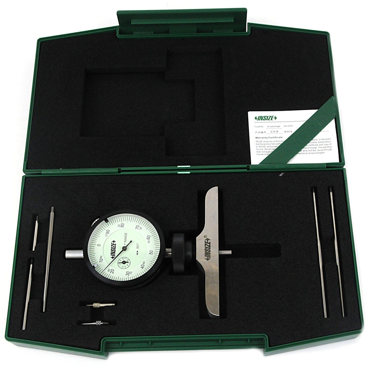 Insize Dial Depth Gauge 0-12" x 0.001" Range Series 2341-2E2 - Twin Eagle Imports