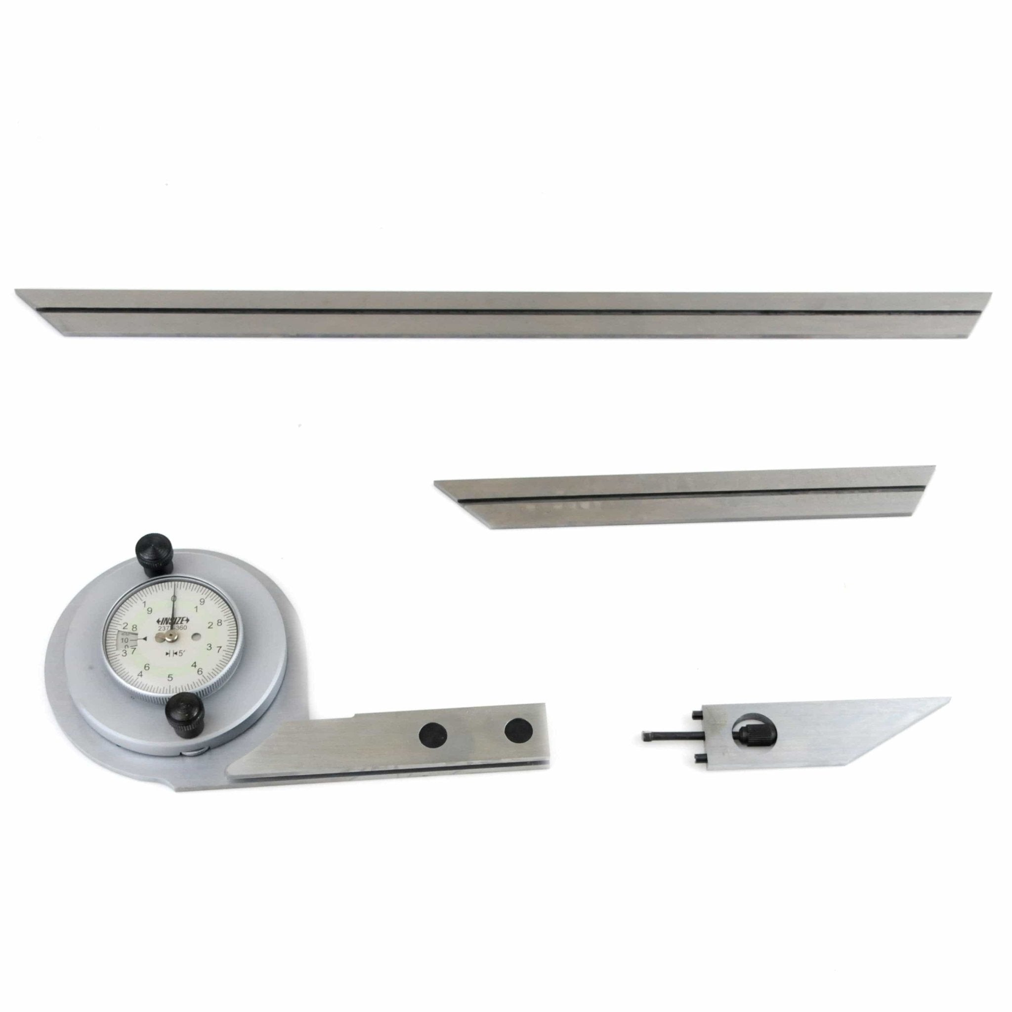Insize Dial Protractor 0-360 x 5' Range Series 2373-360 - Twin Eagle Imports