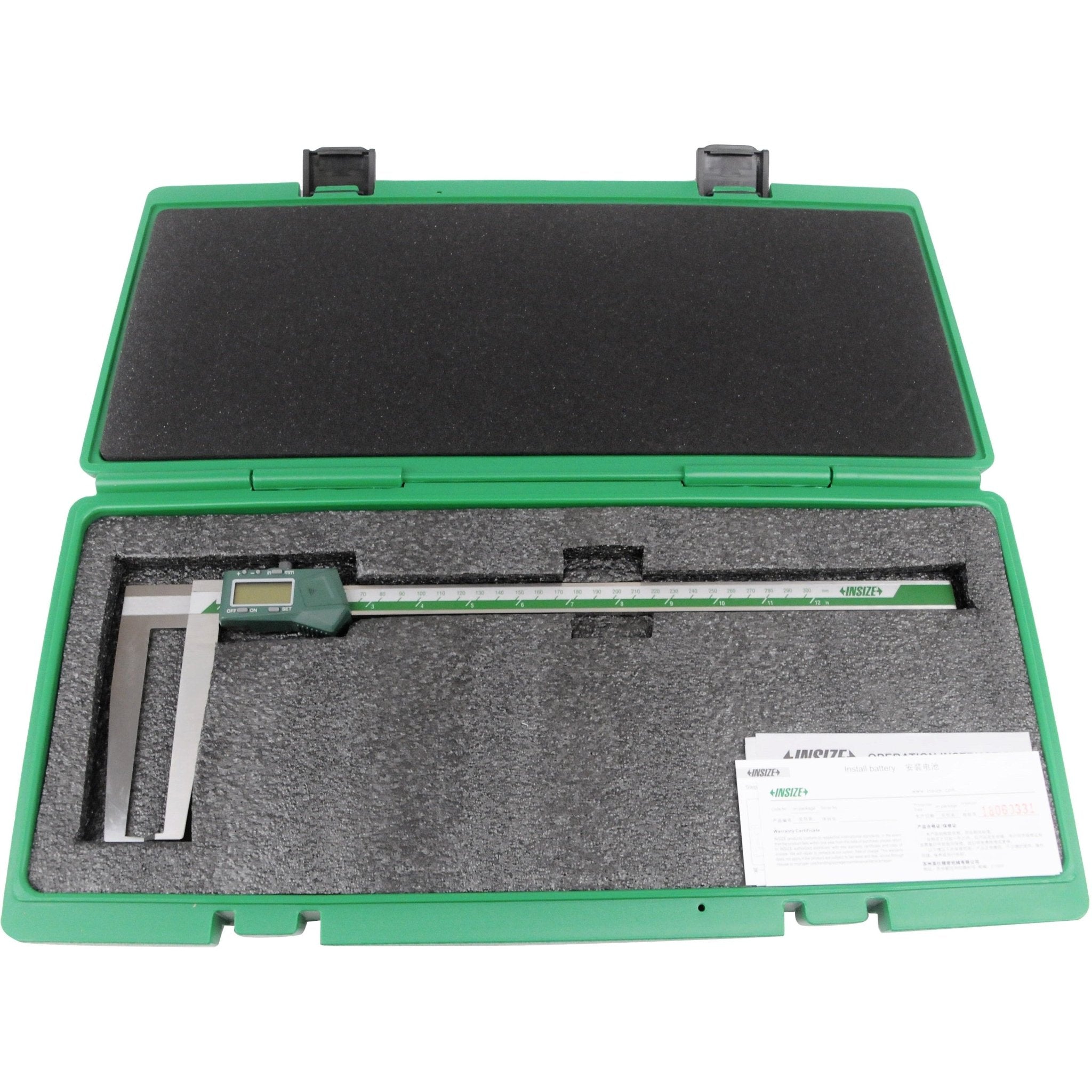 INSIZE Digital Inside Groove Caliper 25 - 300 mm / 1.18-12"Range Series 1178-300 - Twin Eagle Imports